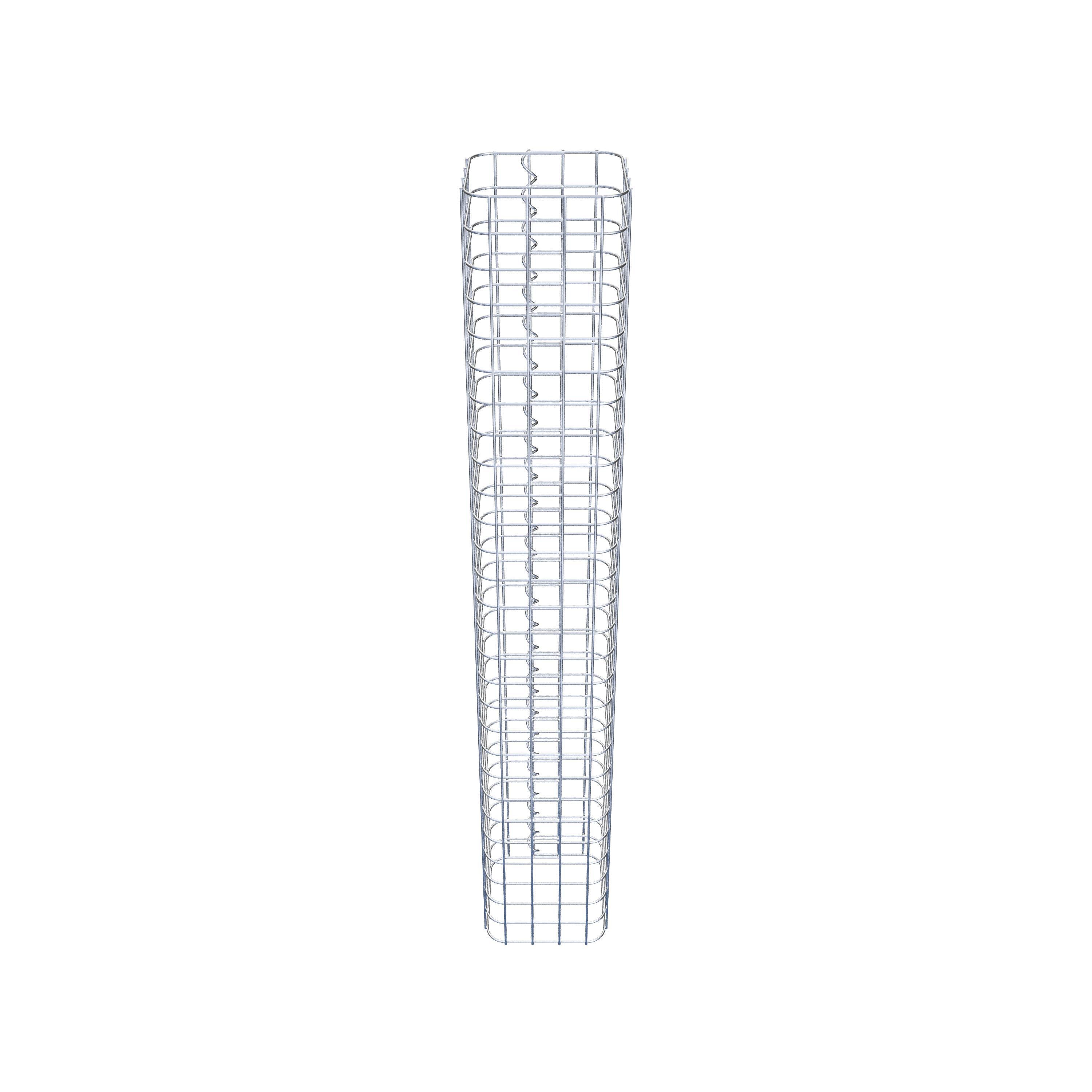 Columna de gaviones 22 x 22 cm MW 5 x 5 cm cuadrado