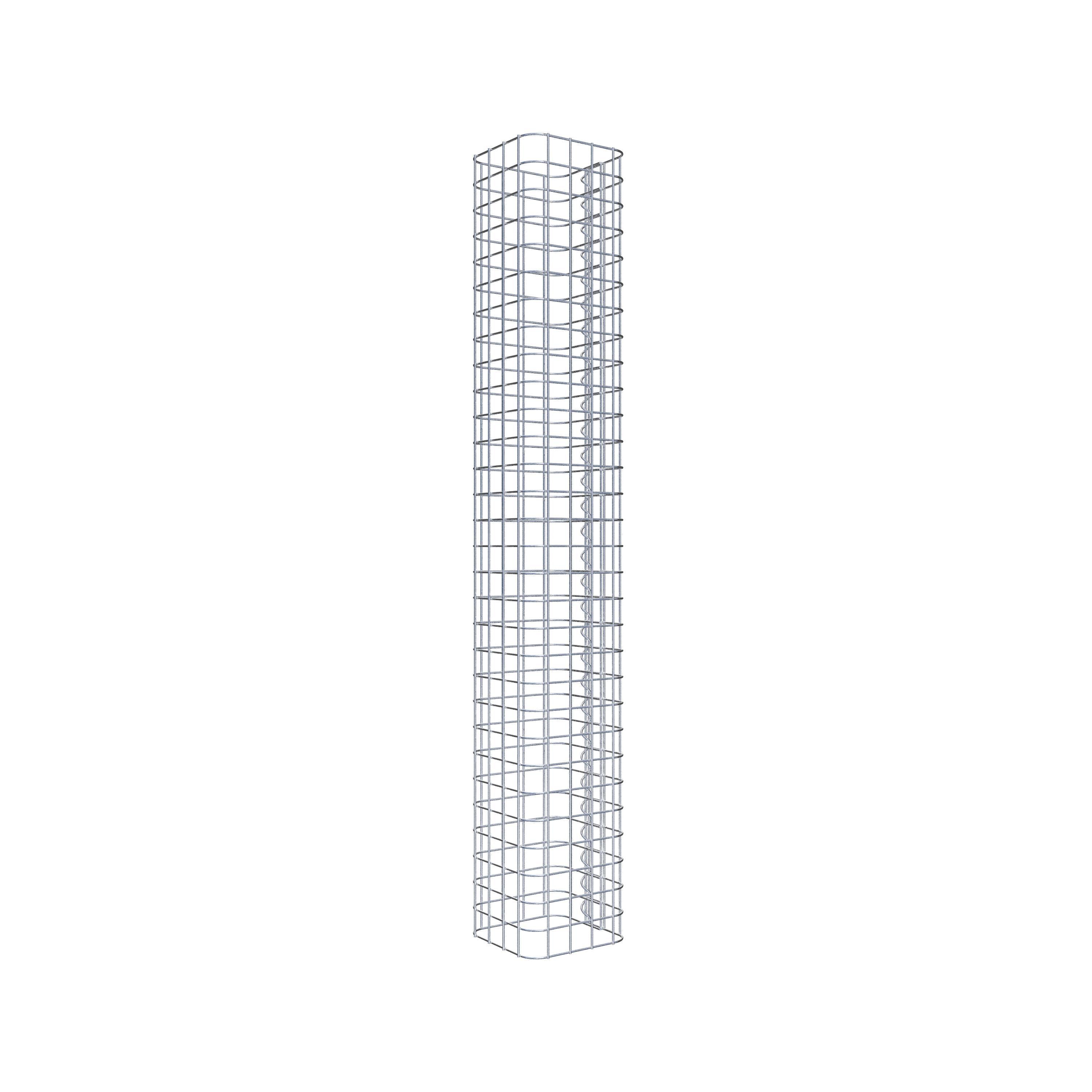 Columna de gaviones 22 x 22 cm MW 5 x 5 cm cuadrado