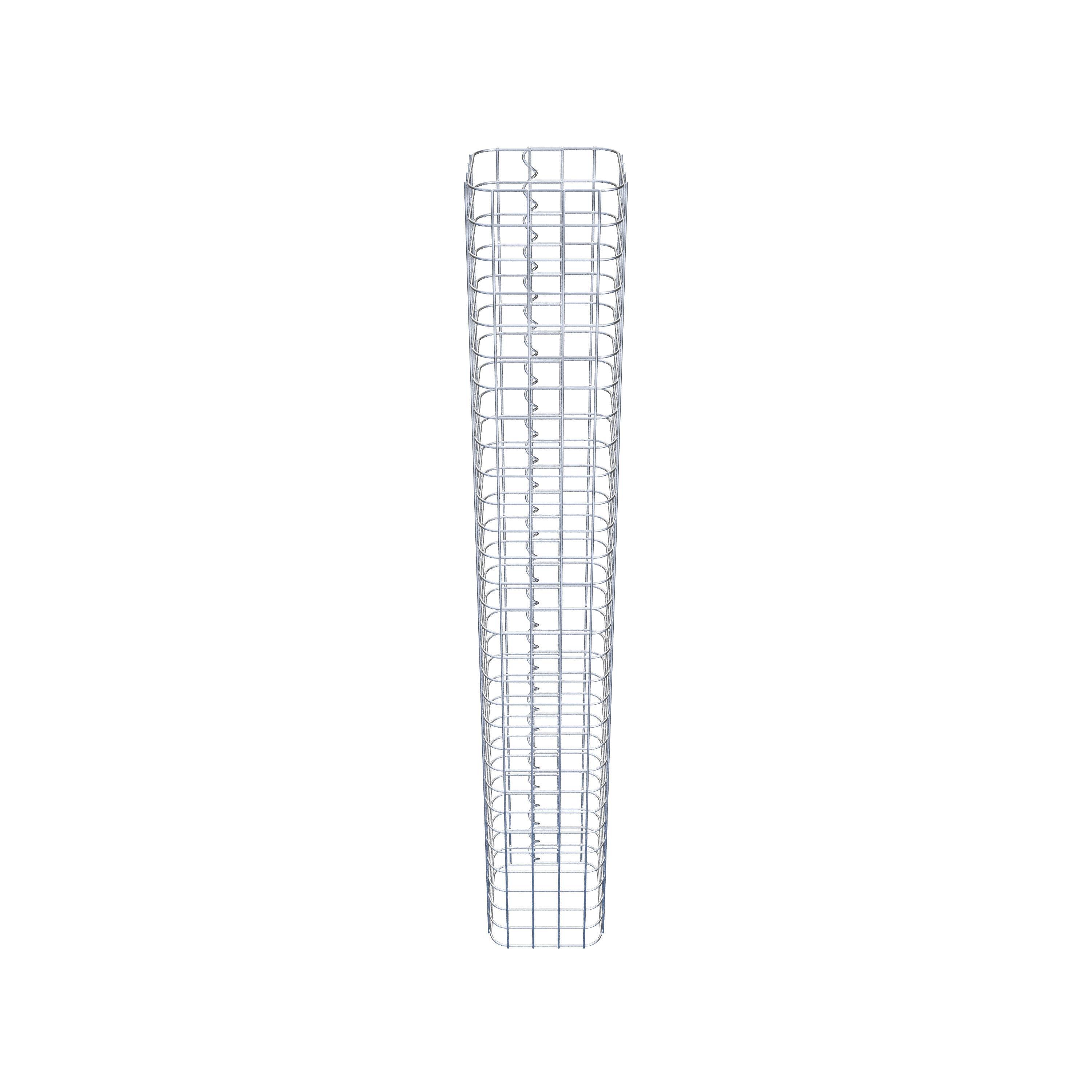Columna de gaviones 22 x 22 cm MW 5 x 5 cm cuadrado