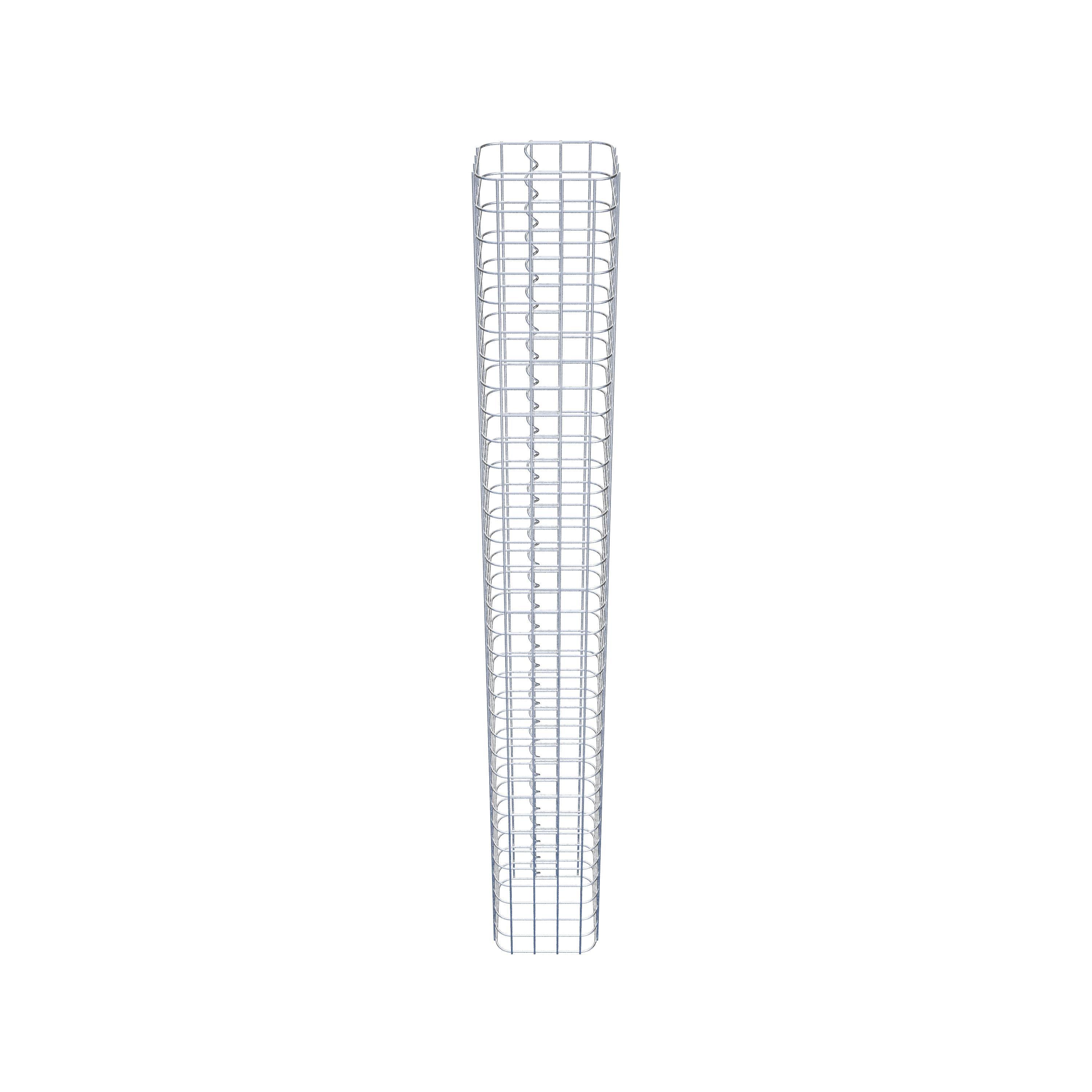 Columna de gaviones 22 x 22 cm MW 5 x 5 cm cuadrado