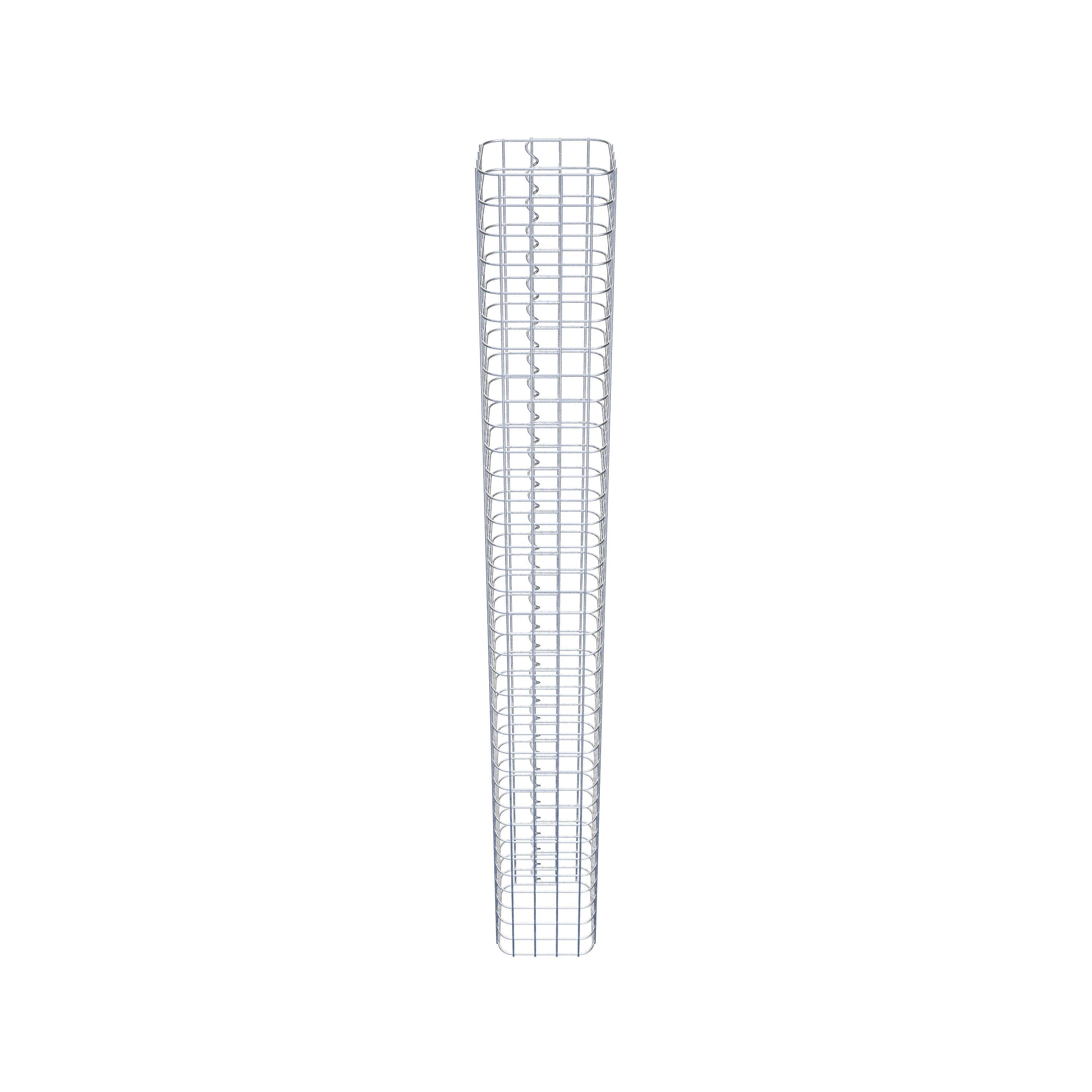 Columna de gaviones 22 x 22 cm MW 5 x 5 cm cuadrado