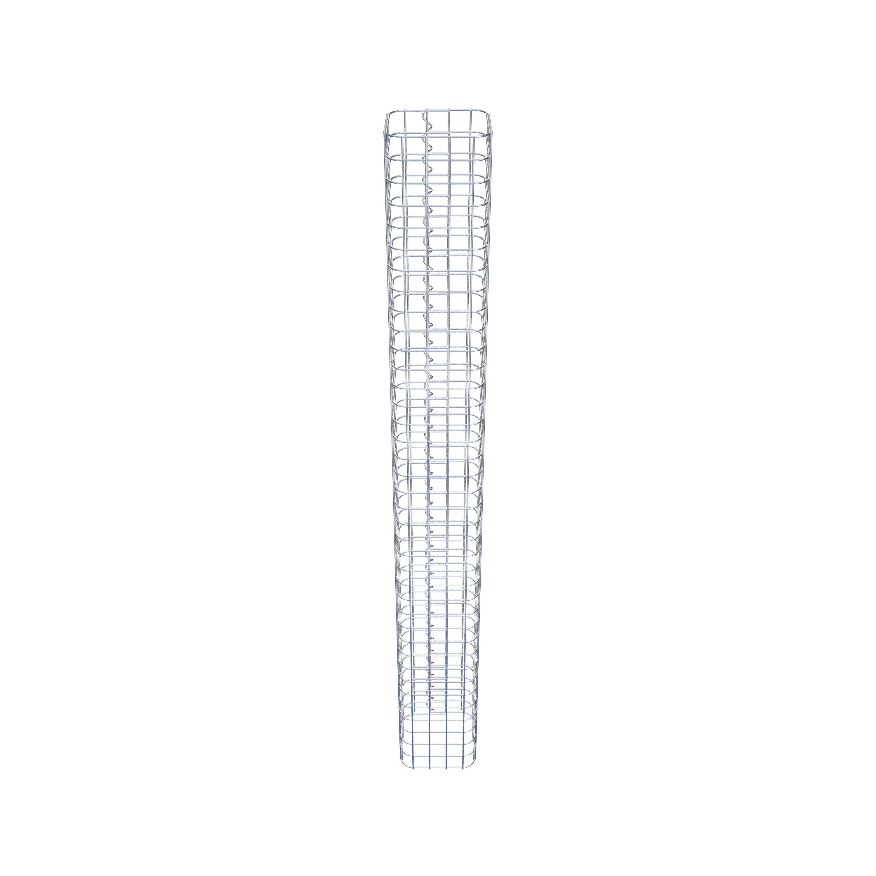 Columna de gaviones 22 x 22 cm MW 5 x 5 cm cuadrado