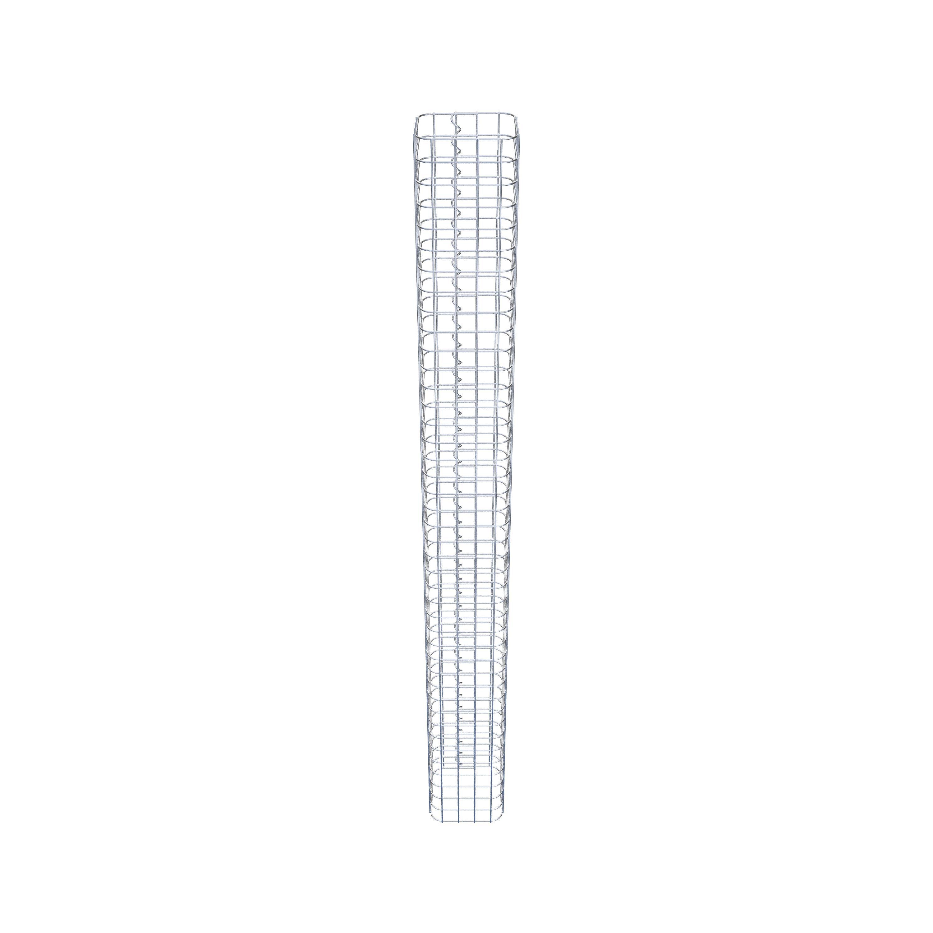 Columna de gaviones 22 x 22 cm MW 5 x 5 cm cuadrado
