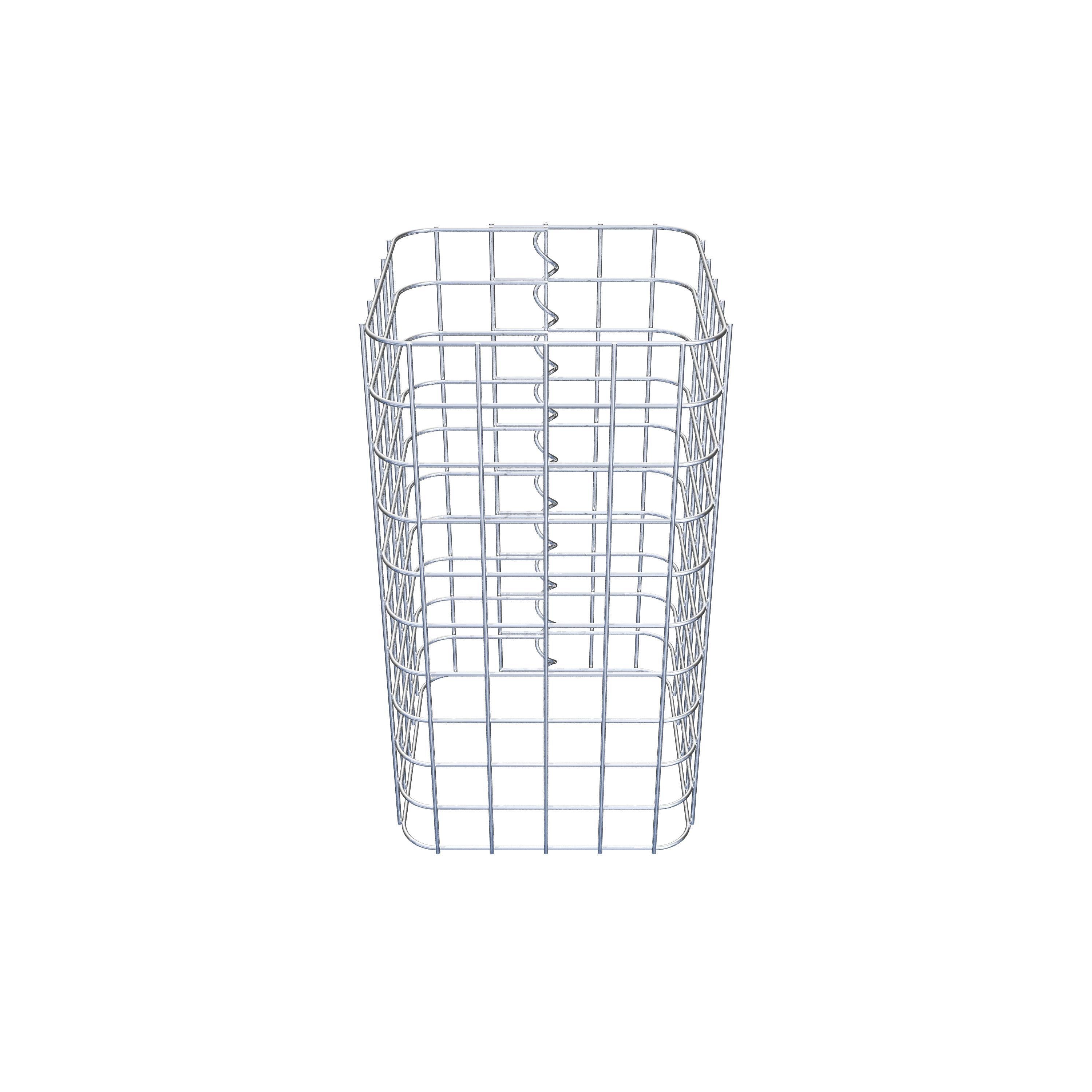 Columna de gaviones 27 x 27 cm MW 5 x 5 cm cuadrado