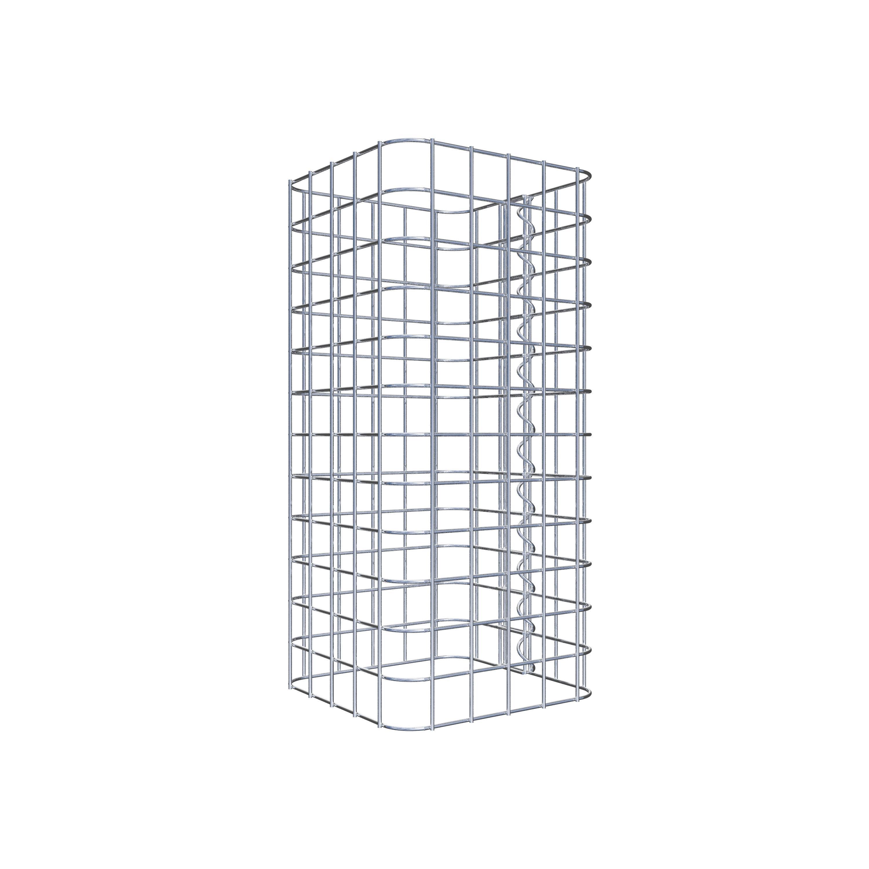 Columna de gaviones 27 x 27 cm MW 5 x 5 cm cuadrado