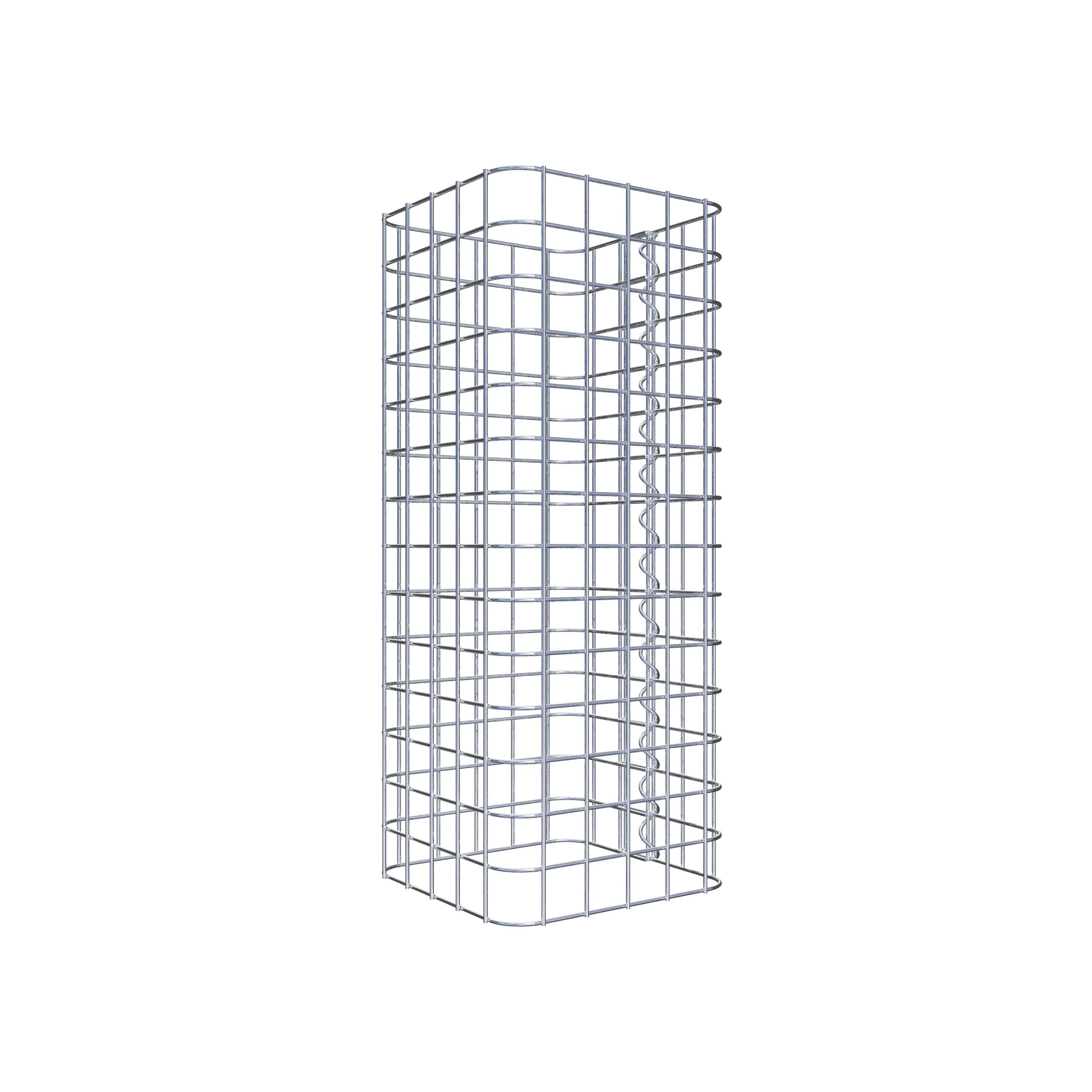 Columna de gaviones 27 x 27 cm MW 5 x 5 cm cuadrado