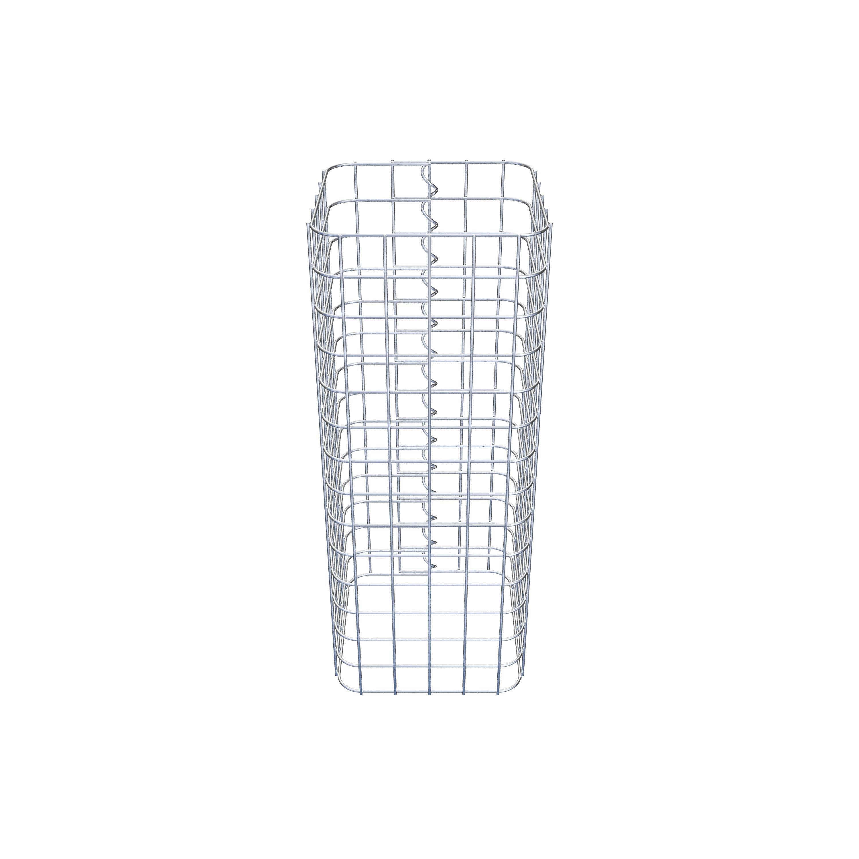 Columna de gaviones 27 x 27 cm MW 5 x 5 cm cuadrado