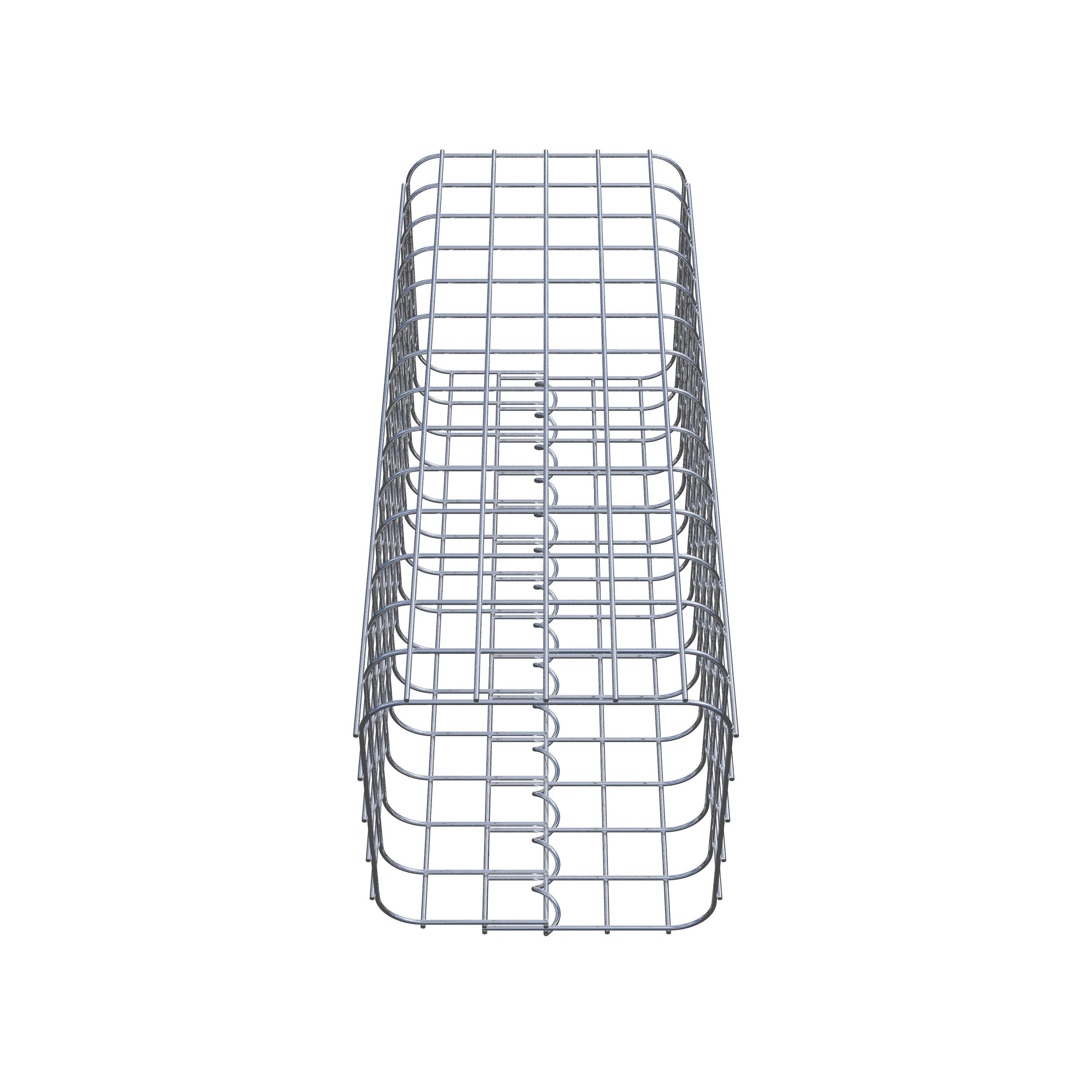 Columna de gaviones 27 x 27 cm MW 5 x 5 cm cuadrado