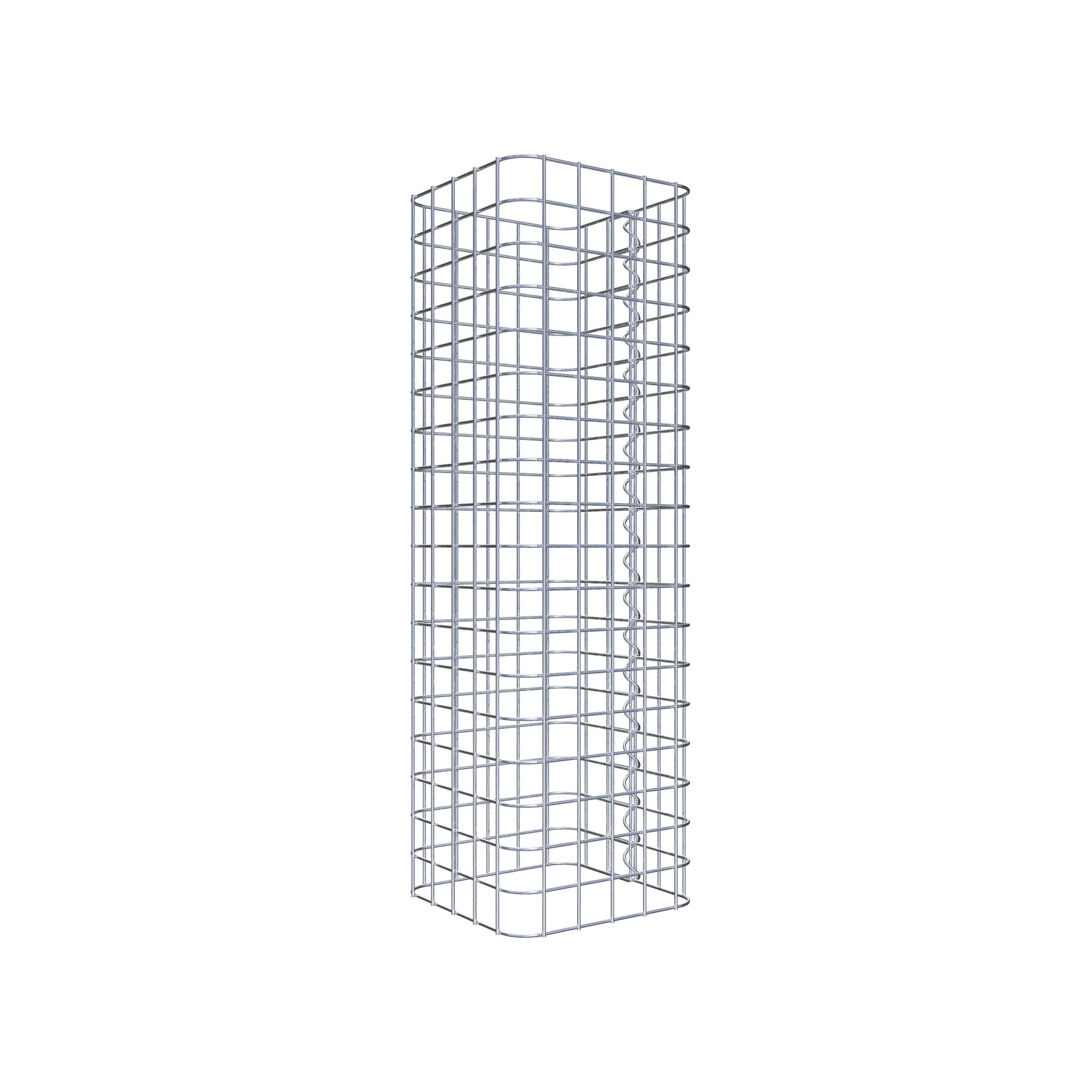 Columna de gaviones 27 x 27 cm MW 5 x 5 cm cuadrado