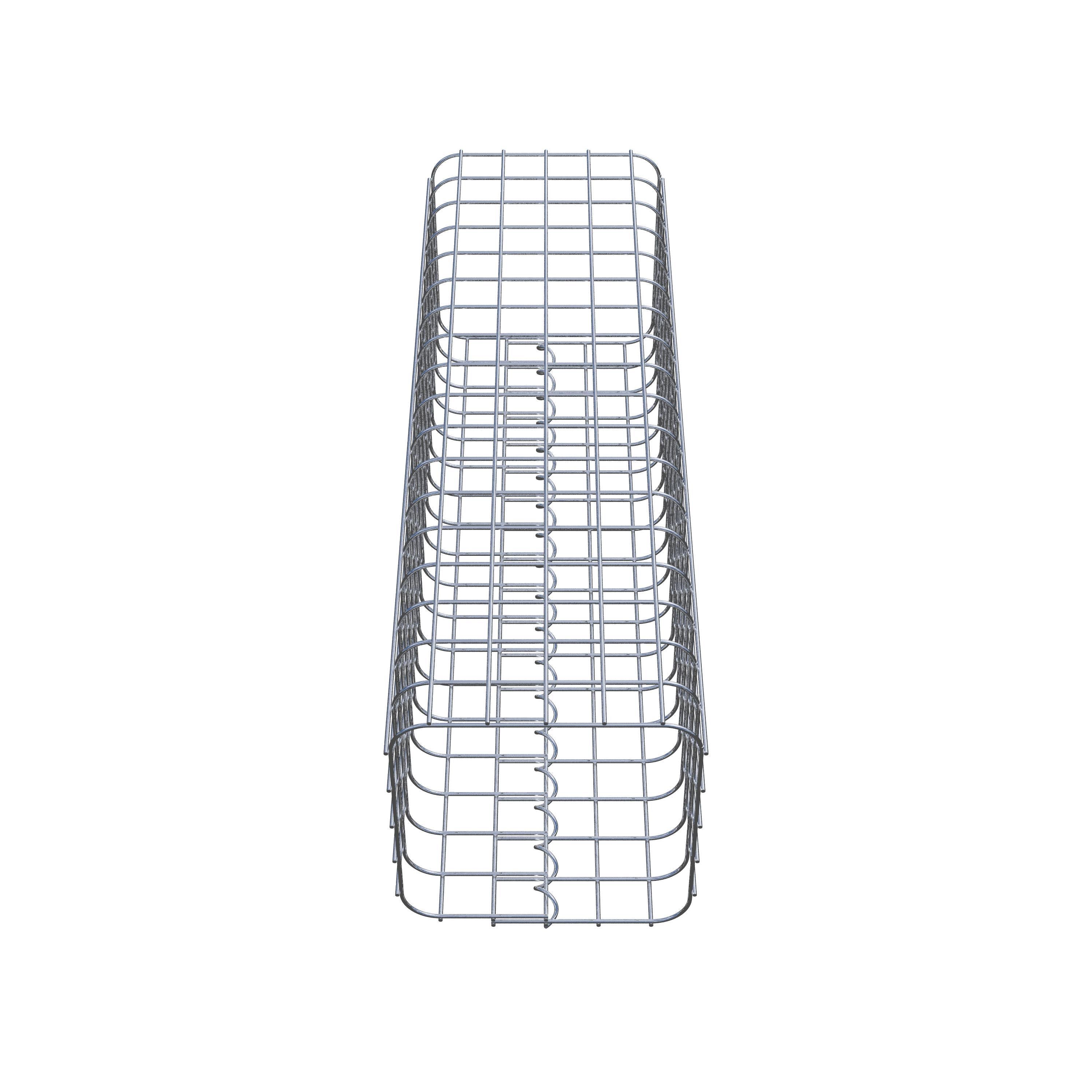 Columna de gaviones 27 x 27 cm MW 5 x 5 cm cuadrado