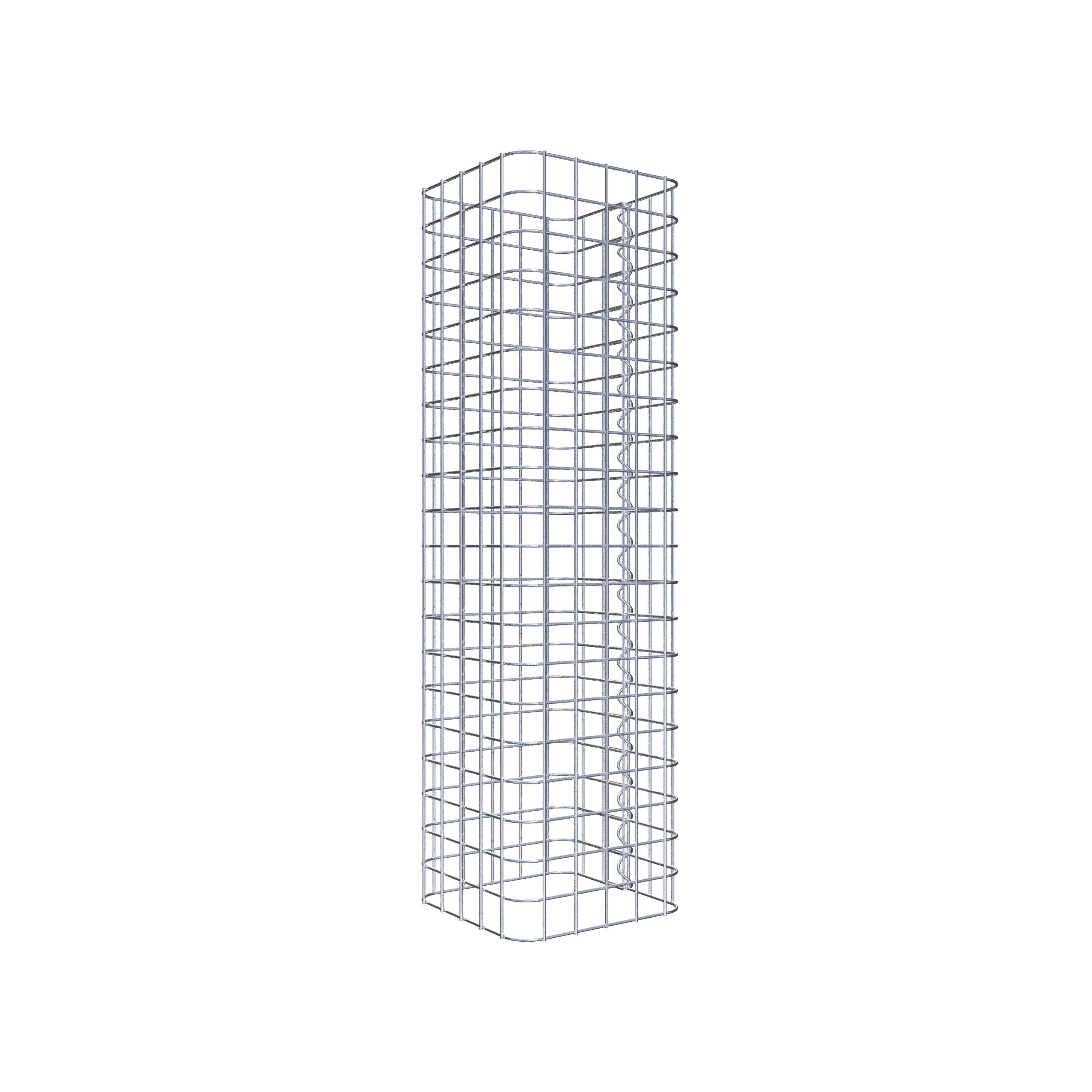 Columna de gaviones 27 x 27 cm MW 5 x 5 cm cuadrado