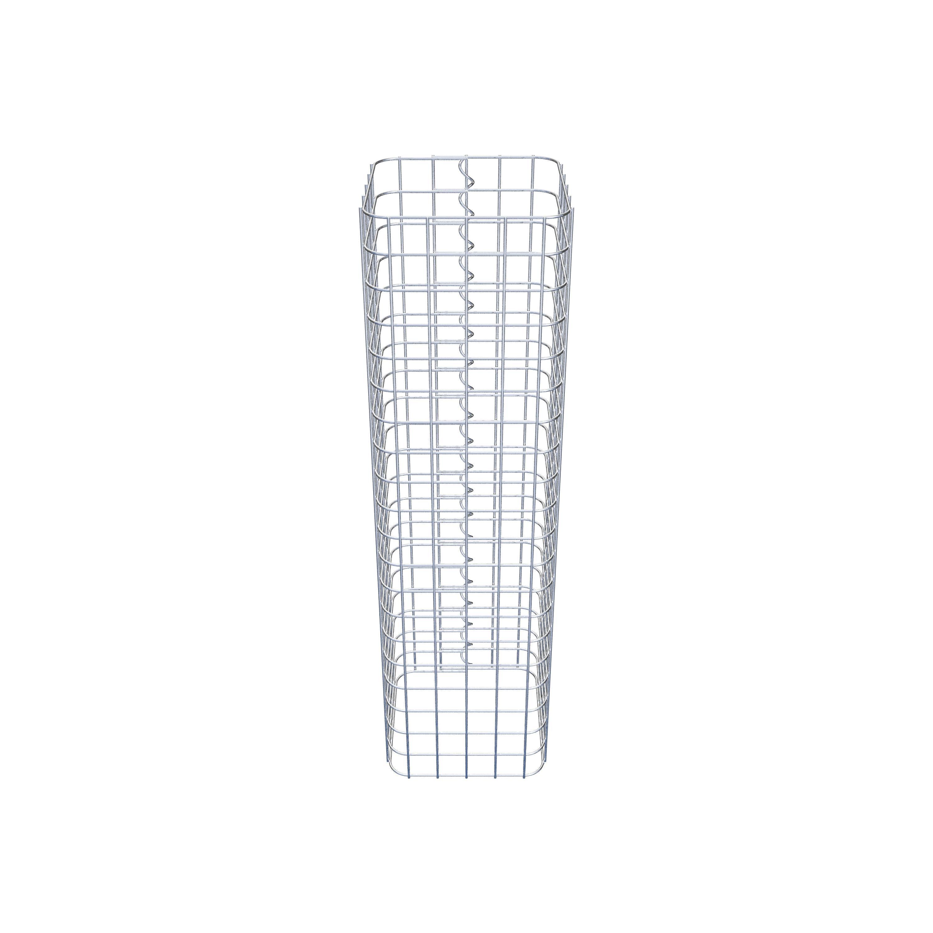 Columna de gaviones 27 x 27 cm MW 5 x 5 cm cuadrado