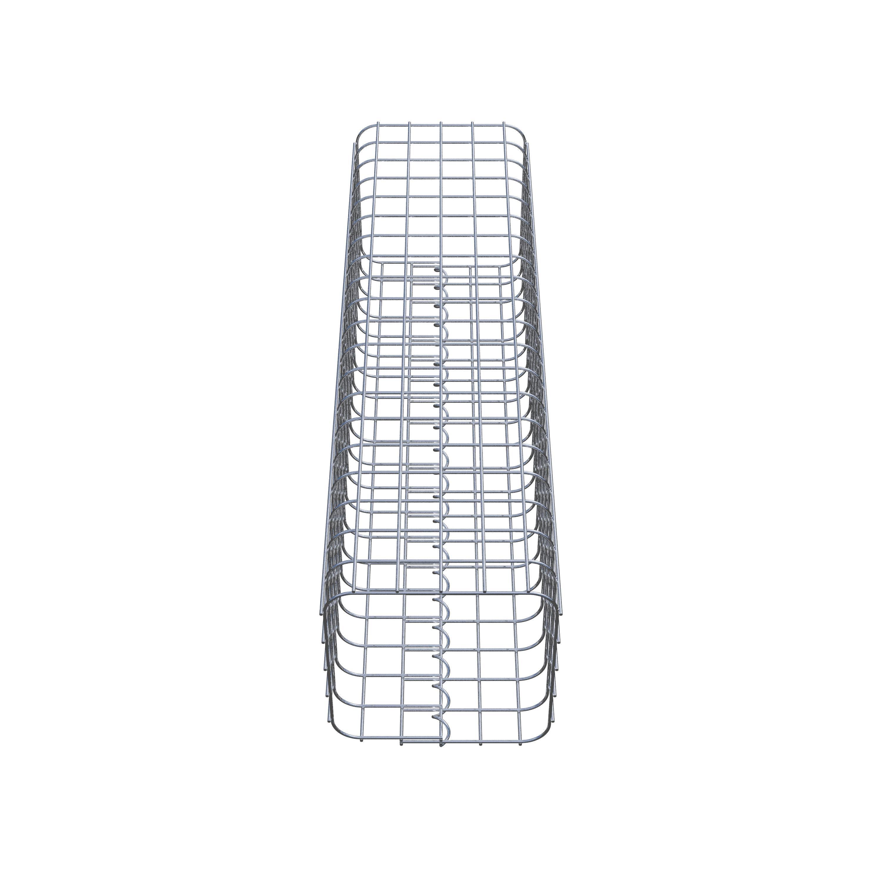Columna de gaviones 27 x 27 cm MW 5 x 5 cm cuadrado
