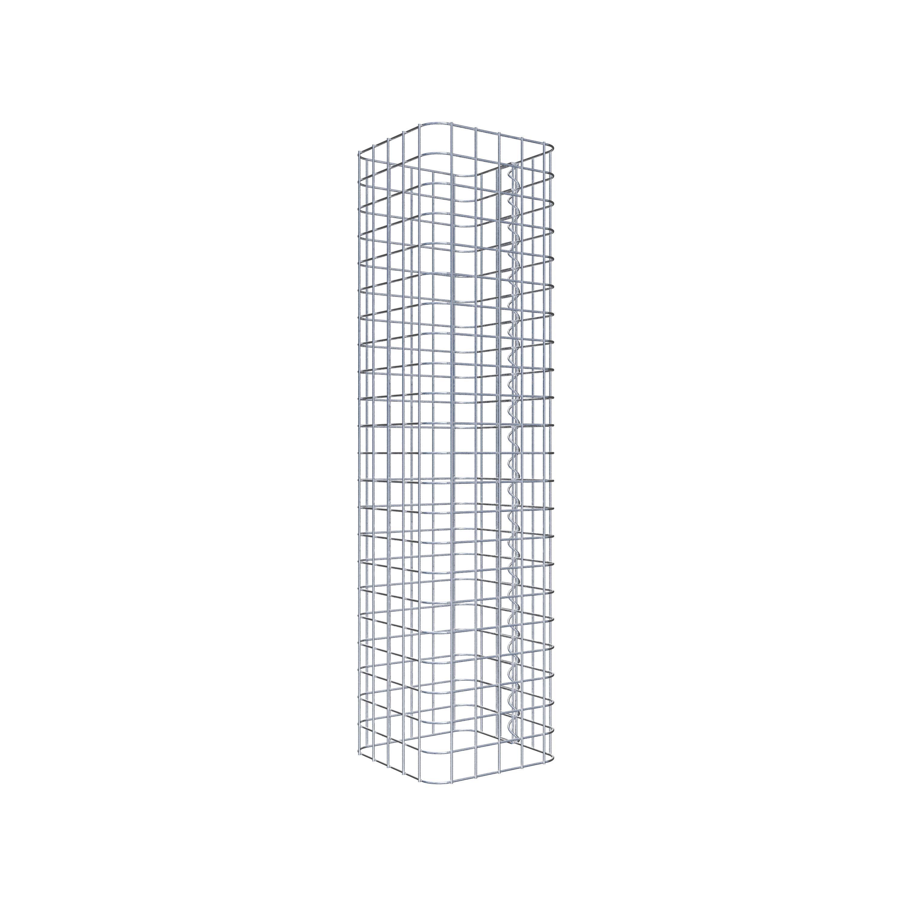 Columna de gaviones 27 x 27 cm MW 5 x 5 cm cuadrado