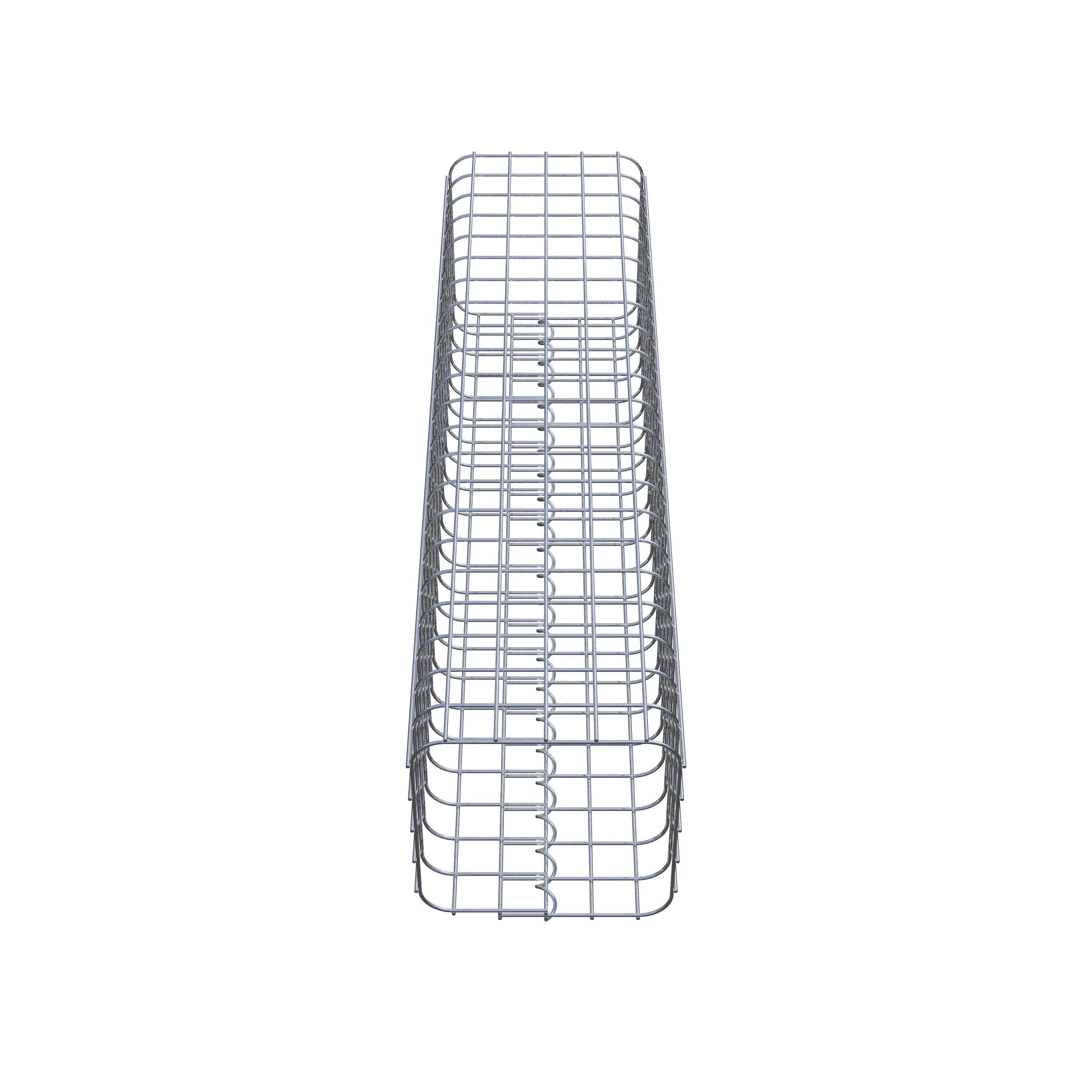 Columna de gaviones 27 x 27 cm MW 5 x 5 cm cuadrado
