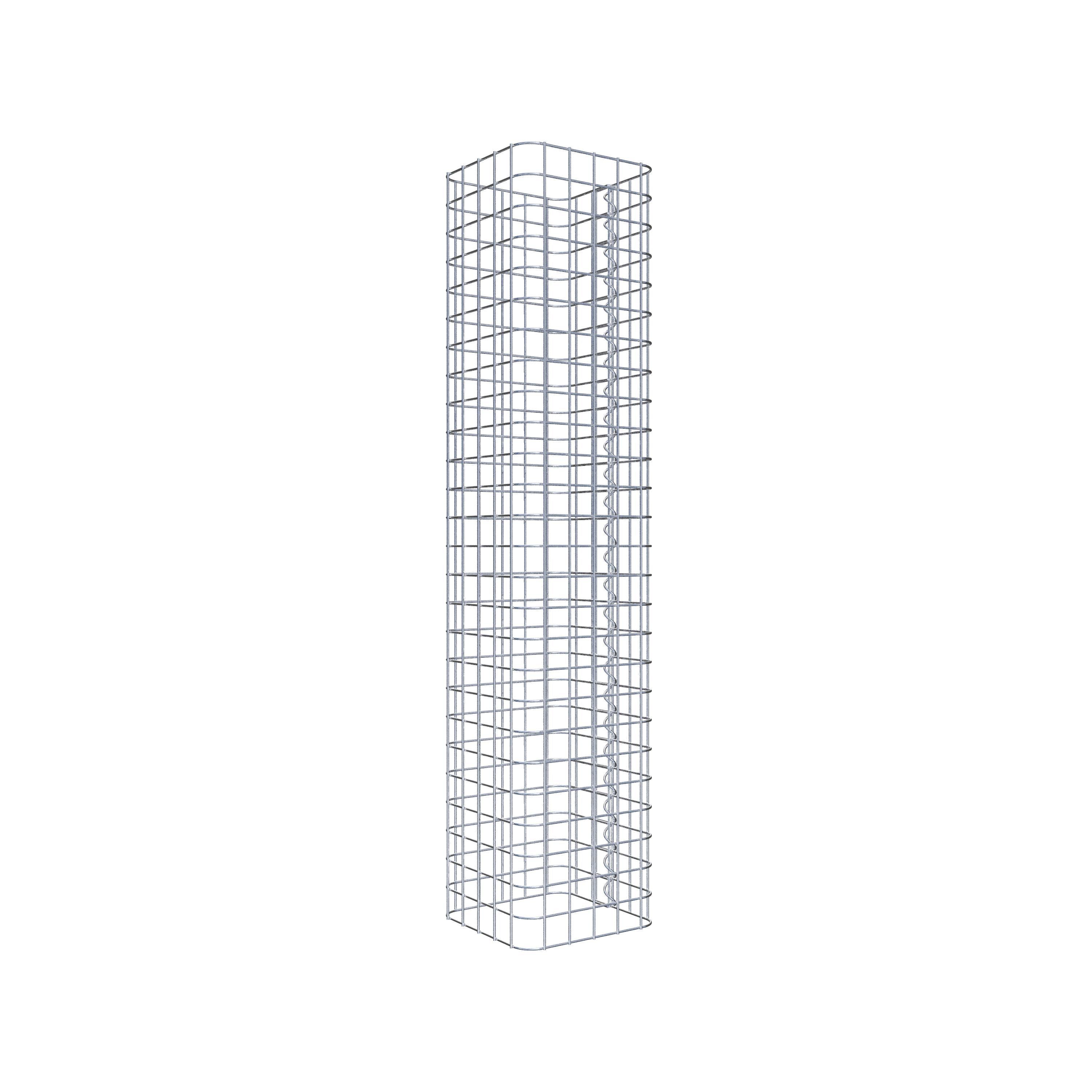 Columna de gaviones 27 x 27 cm MW 5 x 5 cm cuadrado