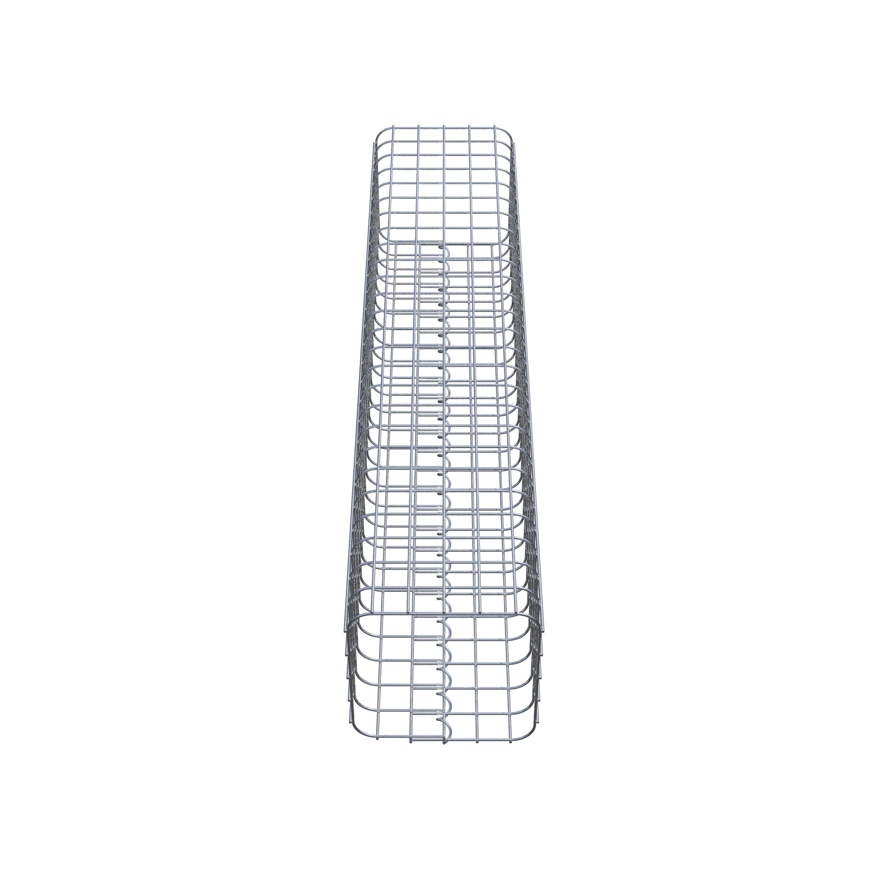 Columna de gaviones 27 x 27 cm MW 5 x 5 cm cuadrado
