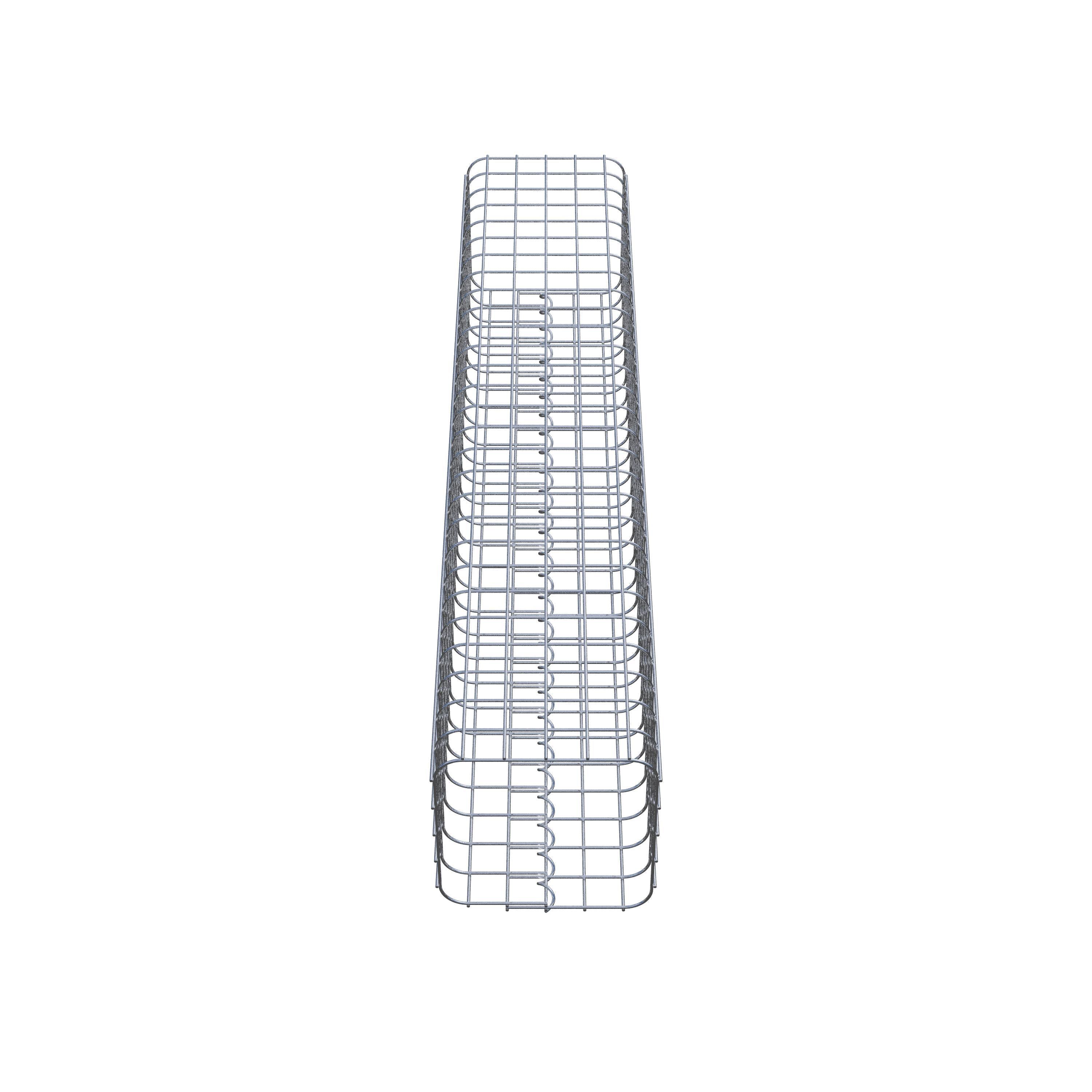 Columna de gaviones 27 x 27 cm MW 5 x 5 cm cuadrado