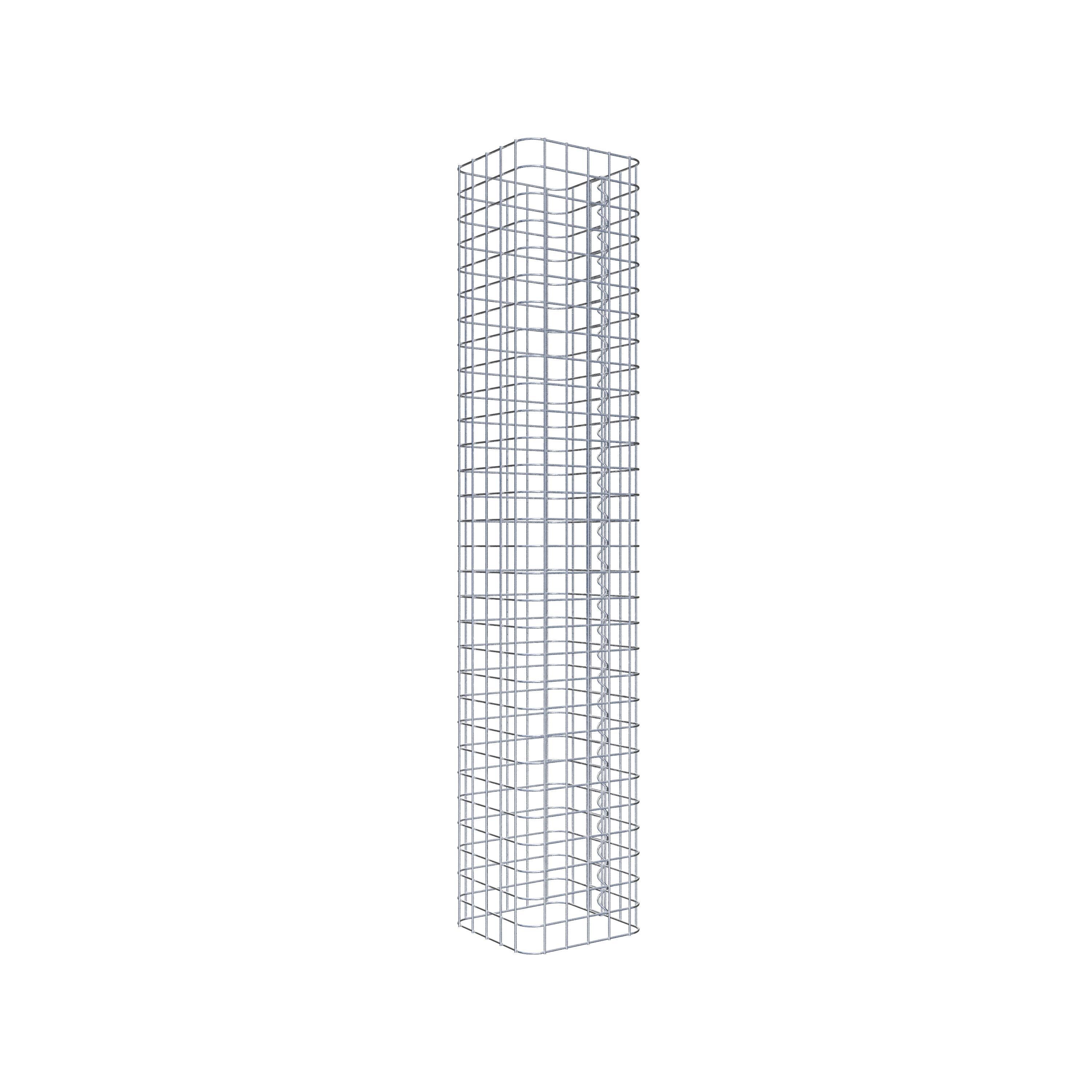 Columna de gaviones 27 x 27 cm MW 5 x 5 cm cuadrado