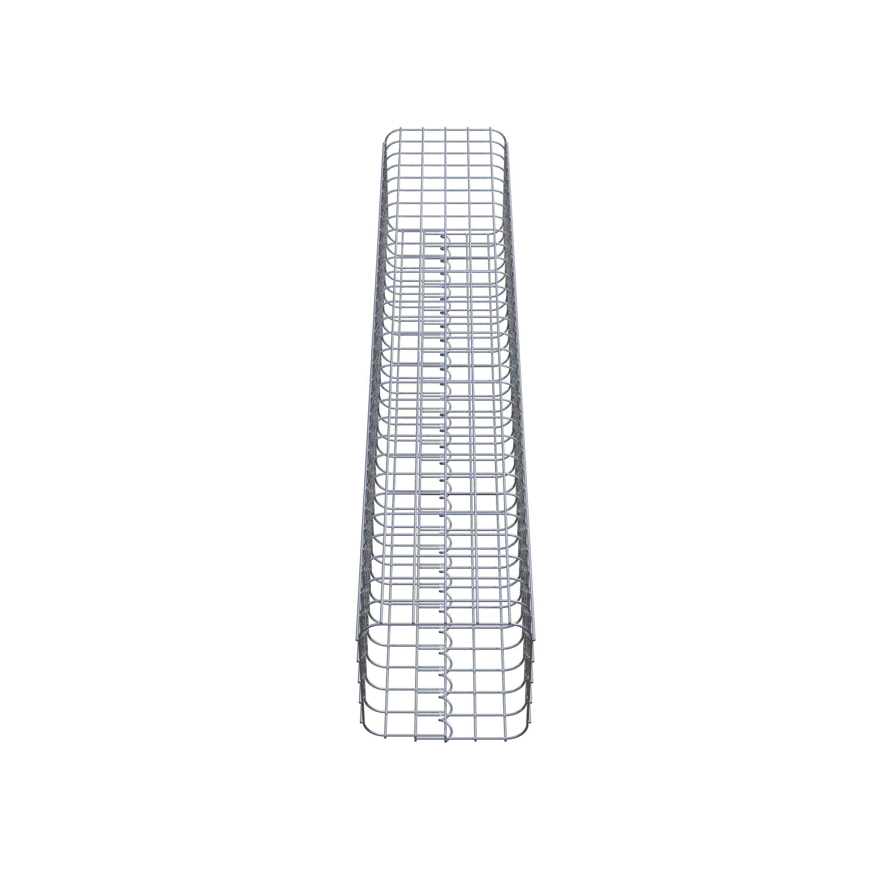 Columna de gaviones 27 x 27 cm MW 5 x 5 cm cuadrado
