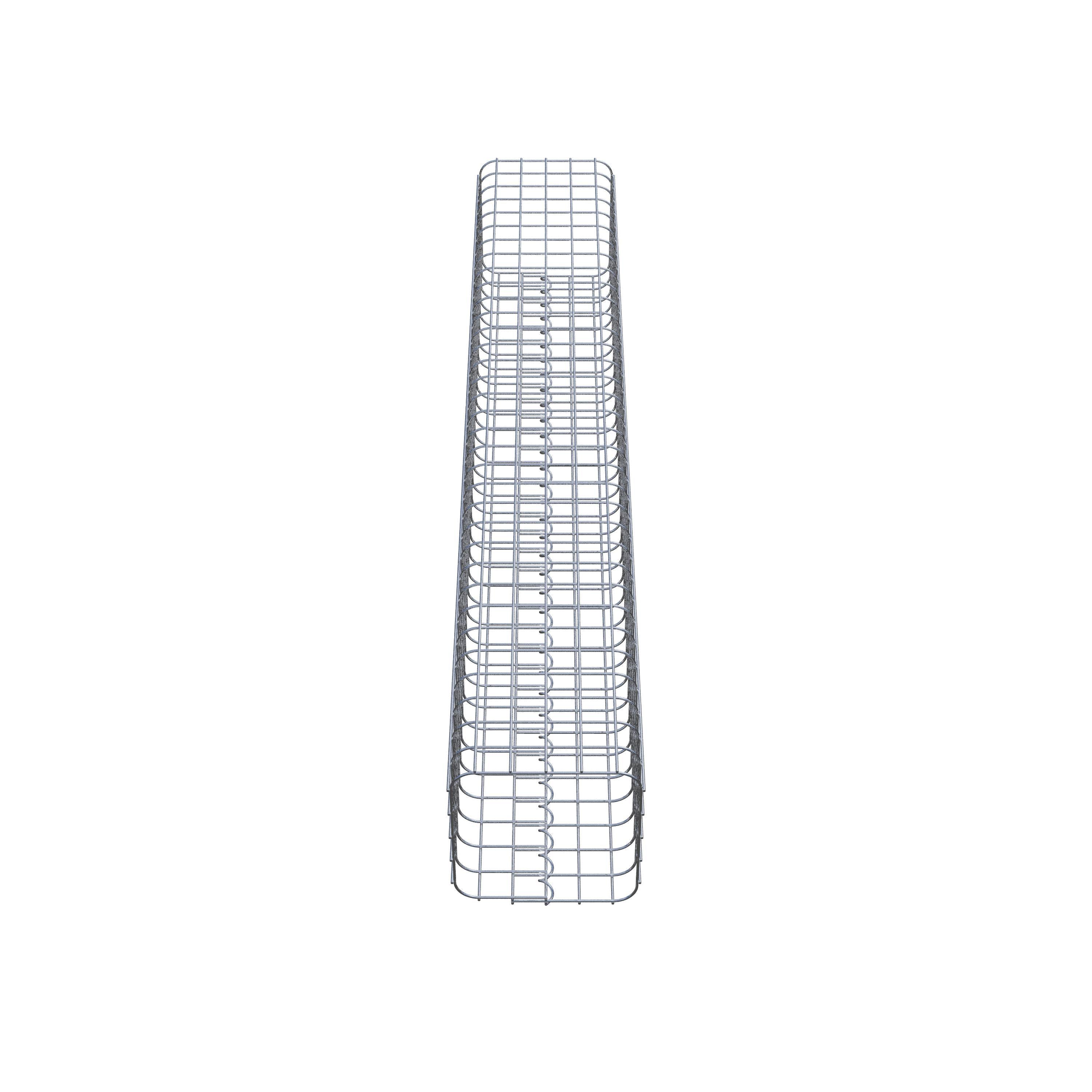 Columna de gaviones 27 x 27 cm MW 5 x 5 cm cuadrado