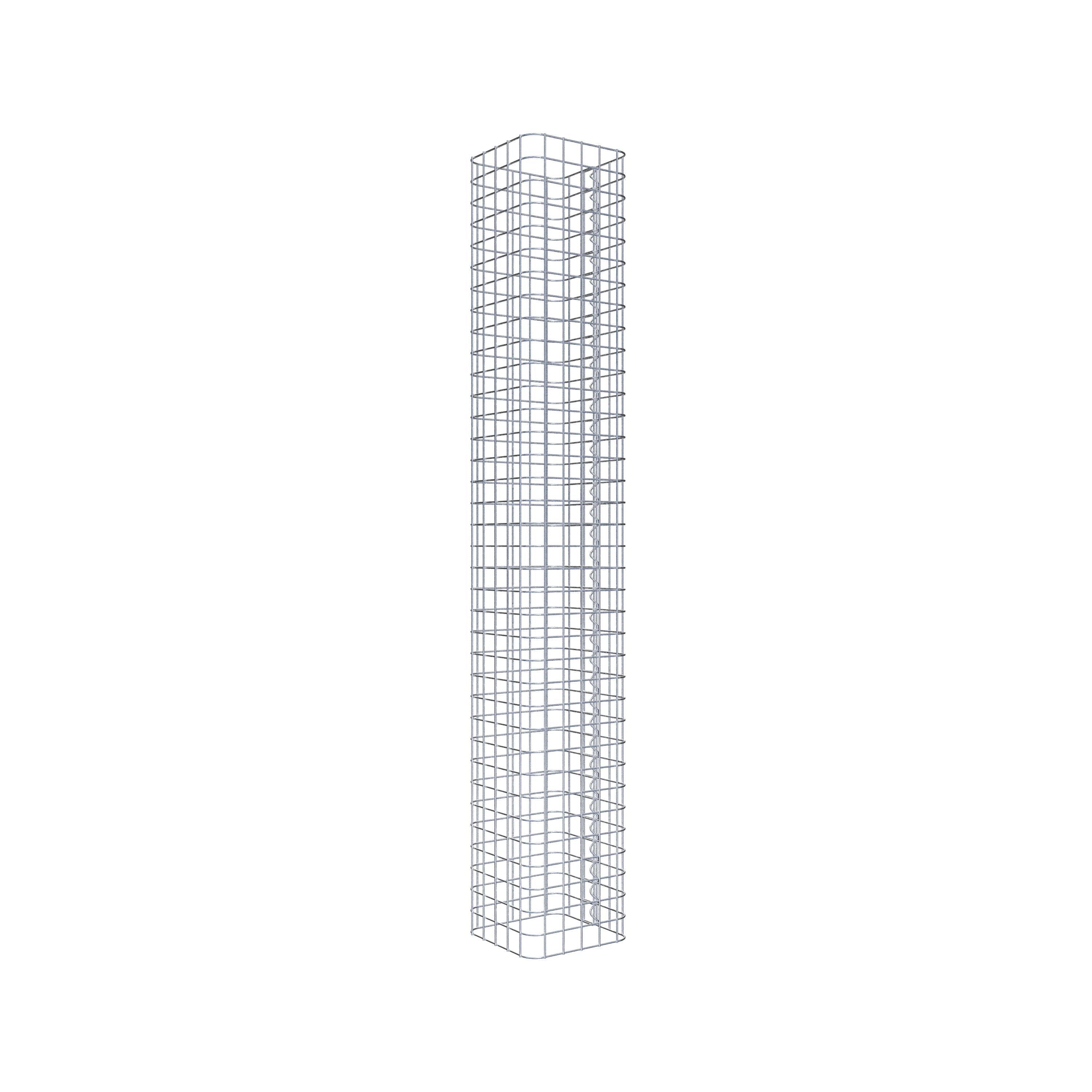 Columna de gaviones 27 x 27 cm MW 5 x 5 cm cuadrado