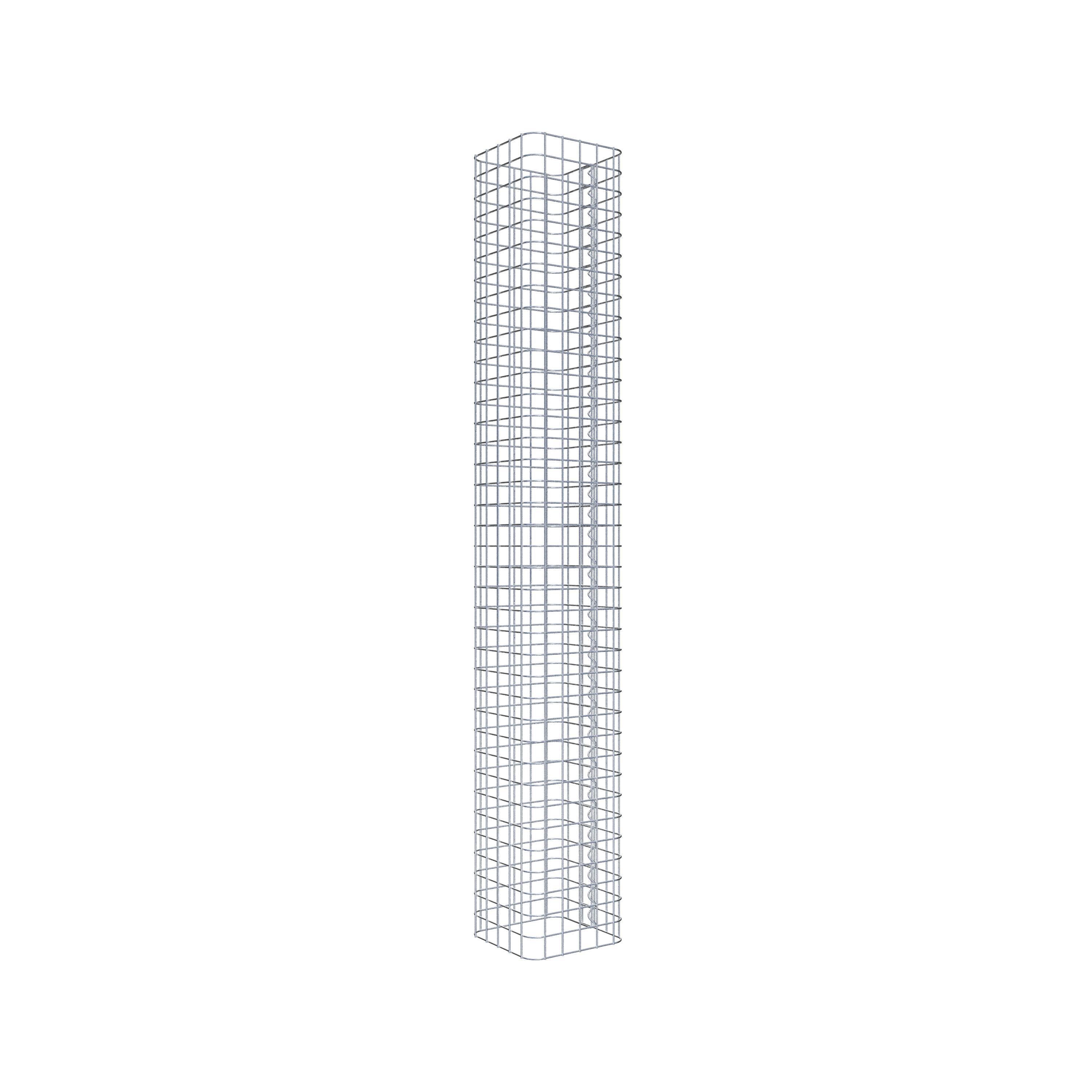 Columna de gaviones 27 x 27 cm MW 5 x 5 cm cuadrado