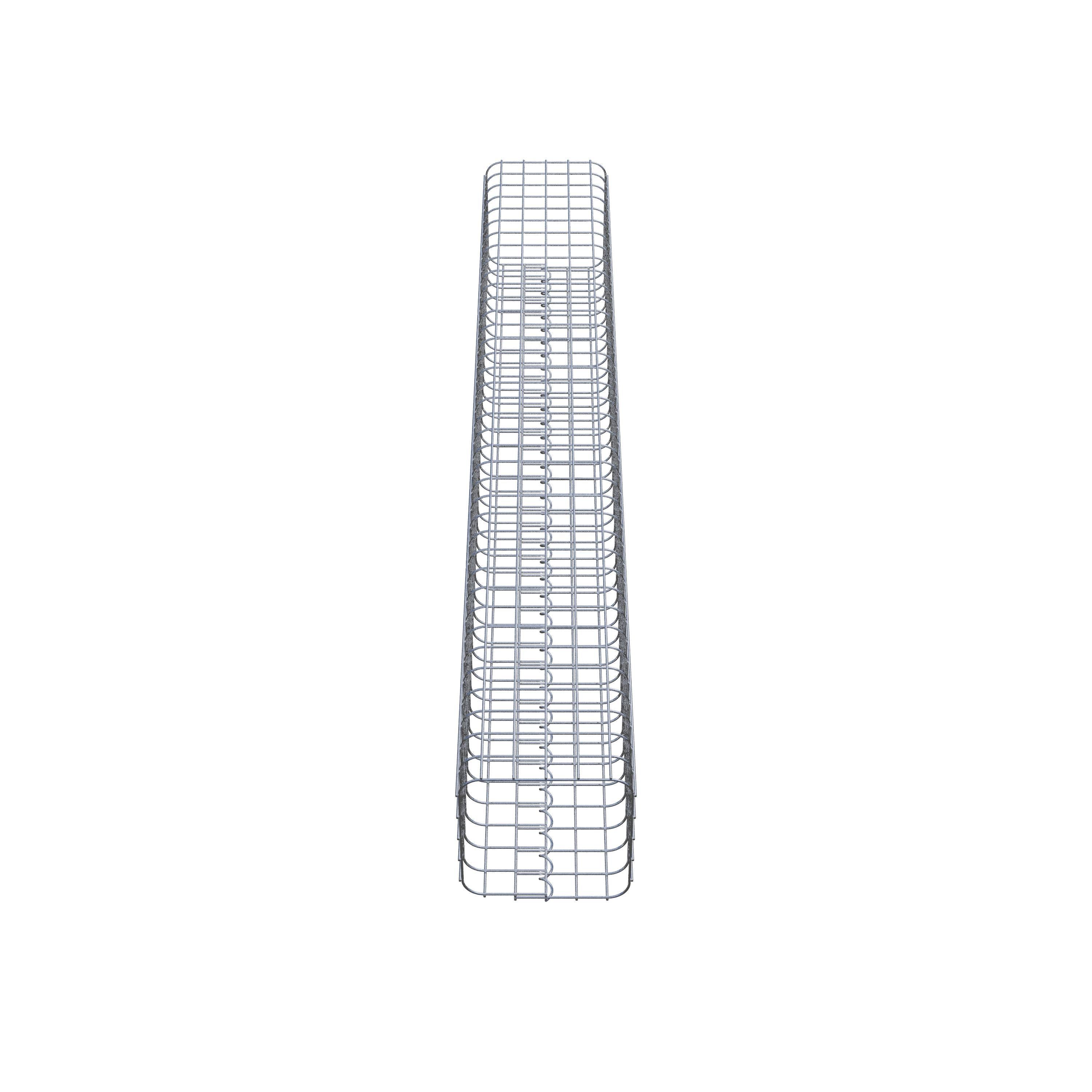 Columna de gaviones 27 x 27 cm MW 5 x 5 cm cuadrado