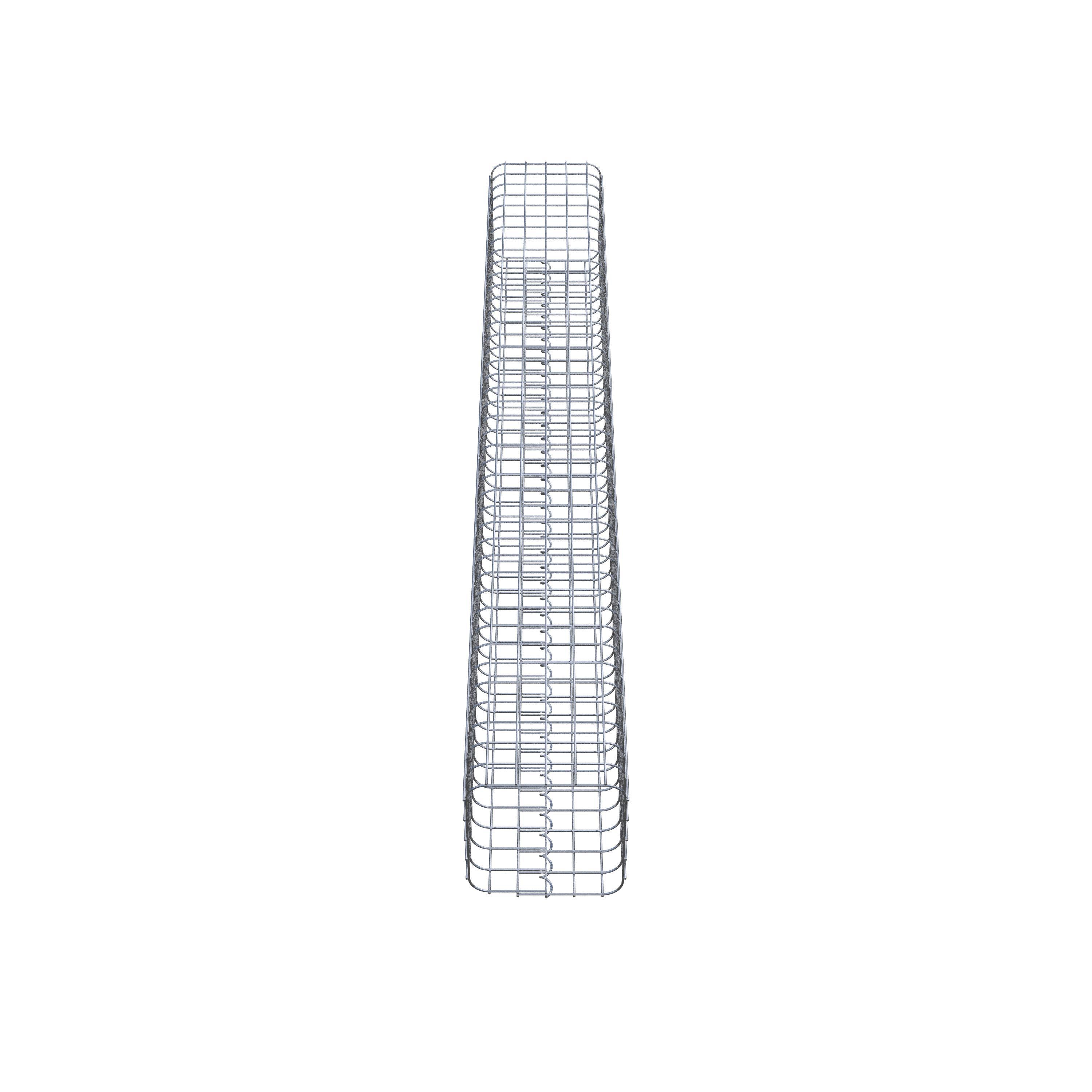 Columna de gaviones 27 x 27 cm MW 5 x 5 cm cuadrado