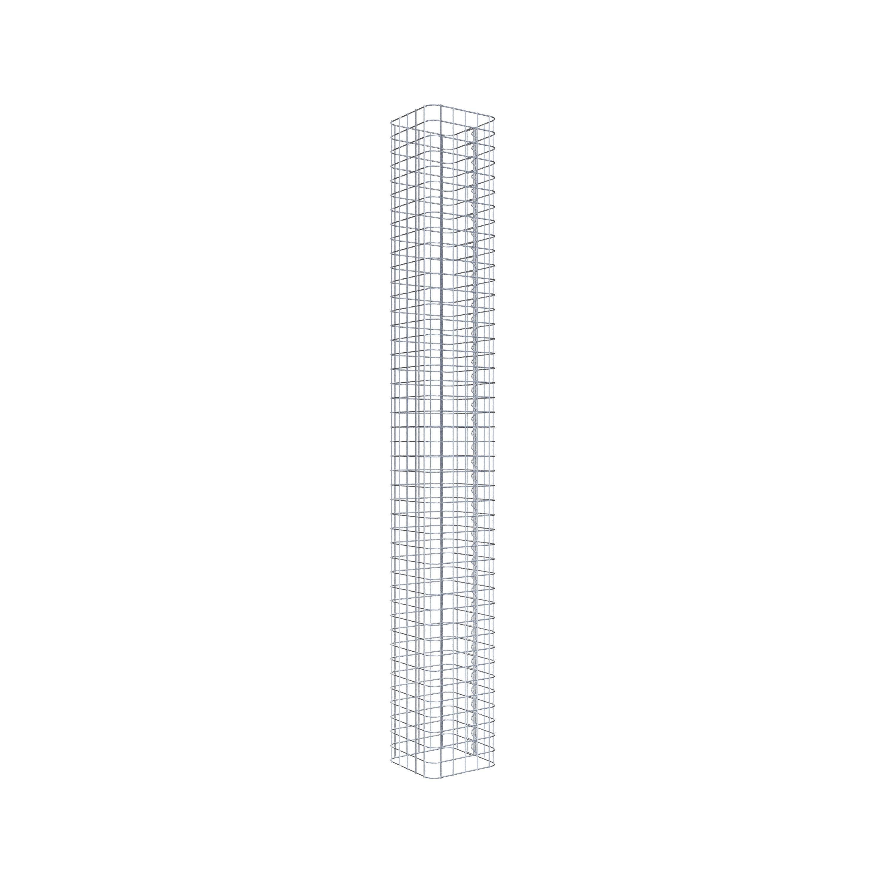 Columna de gaviones 27 x 27 cm MW 5 x 5 cm cuadrado