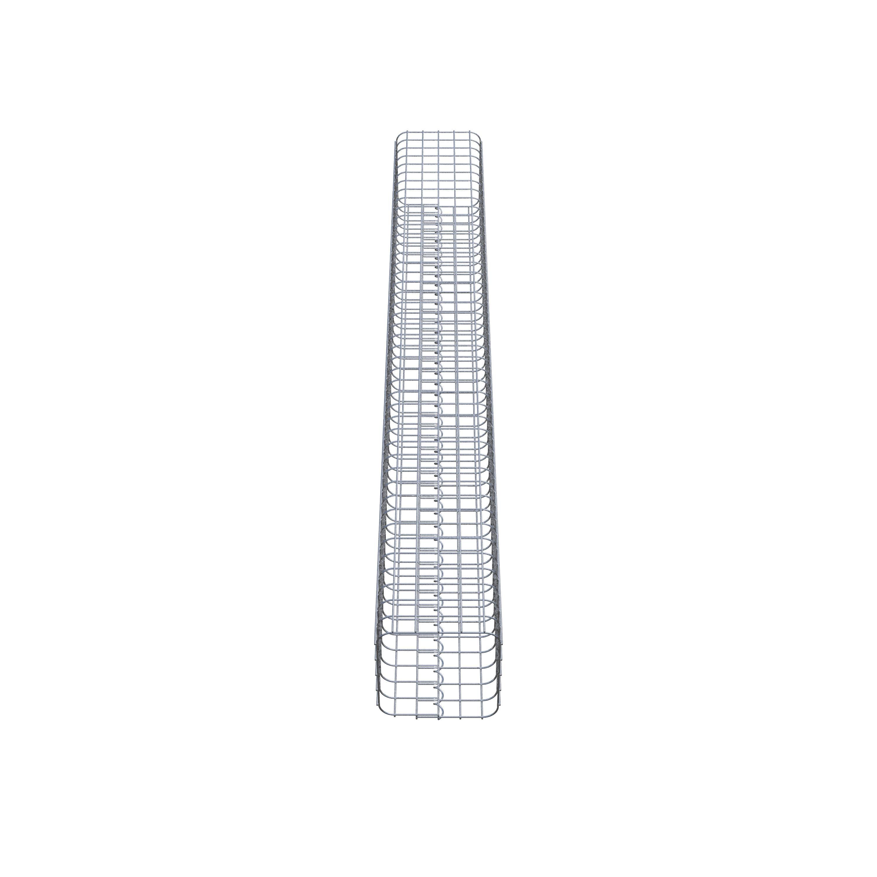Columna de gaviones 27 x 27 cm MW 5 x 5 cm cuadrado