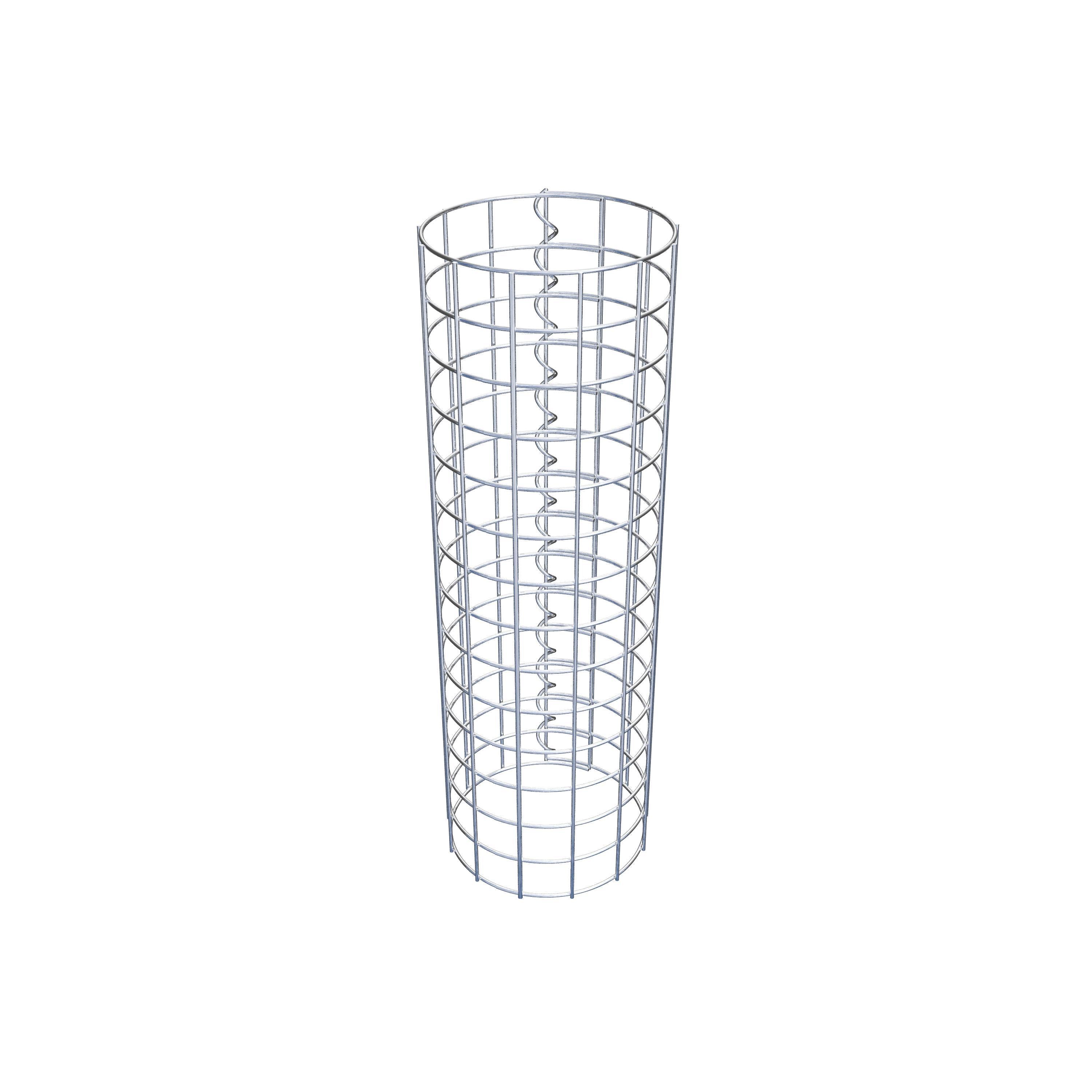 Gabionsøjle diameter 22 cm MW 5 x 5 cm rund