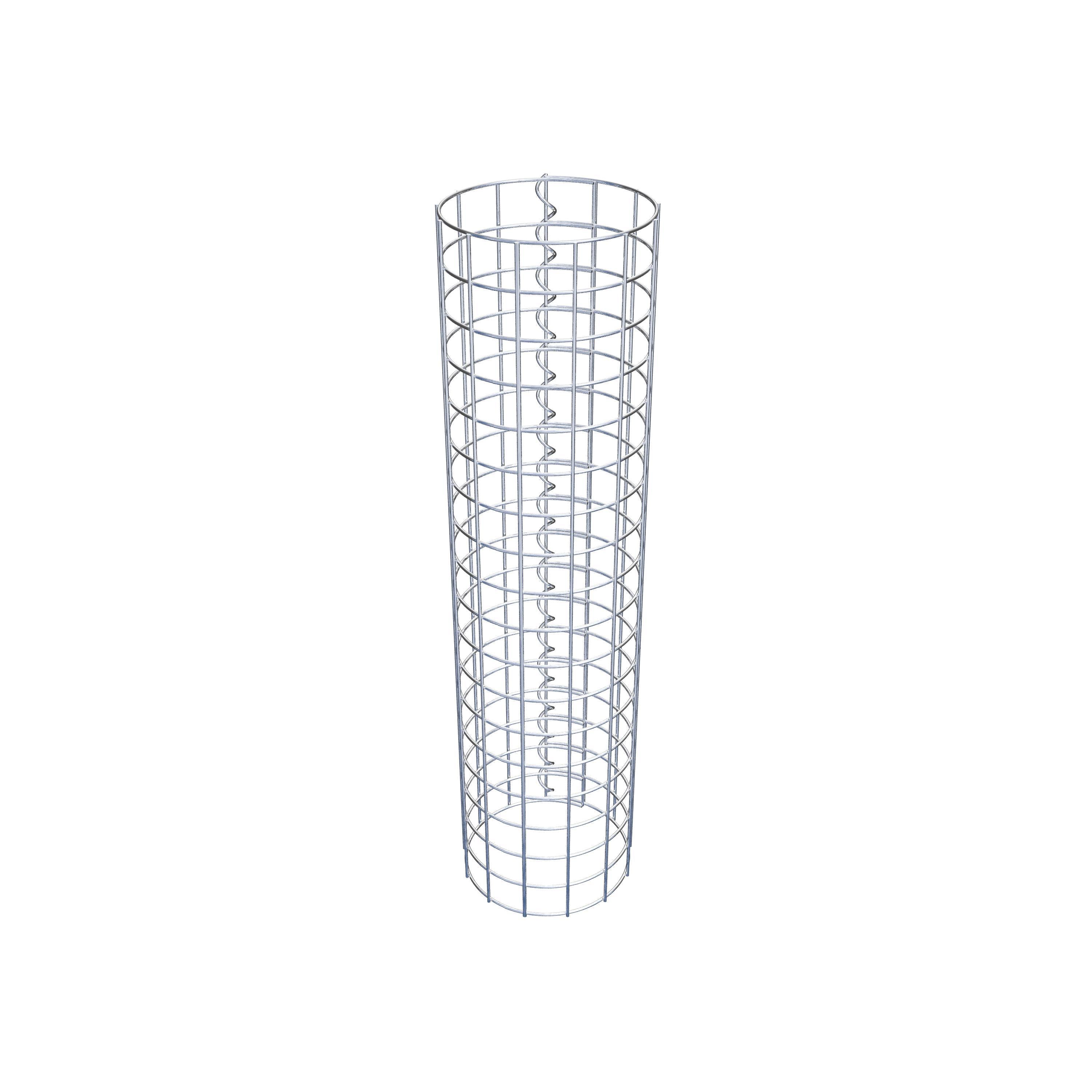 Gabionsøjle diameter 22 cm MW 5 x 5 cm rund