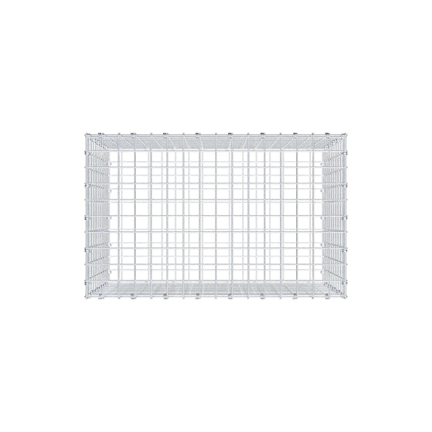 Gabion 80 cm x 50 cm x 50 cm (L x H x D), mesh size 5 x 5 cm, spiral ring