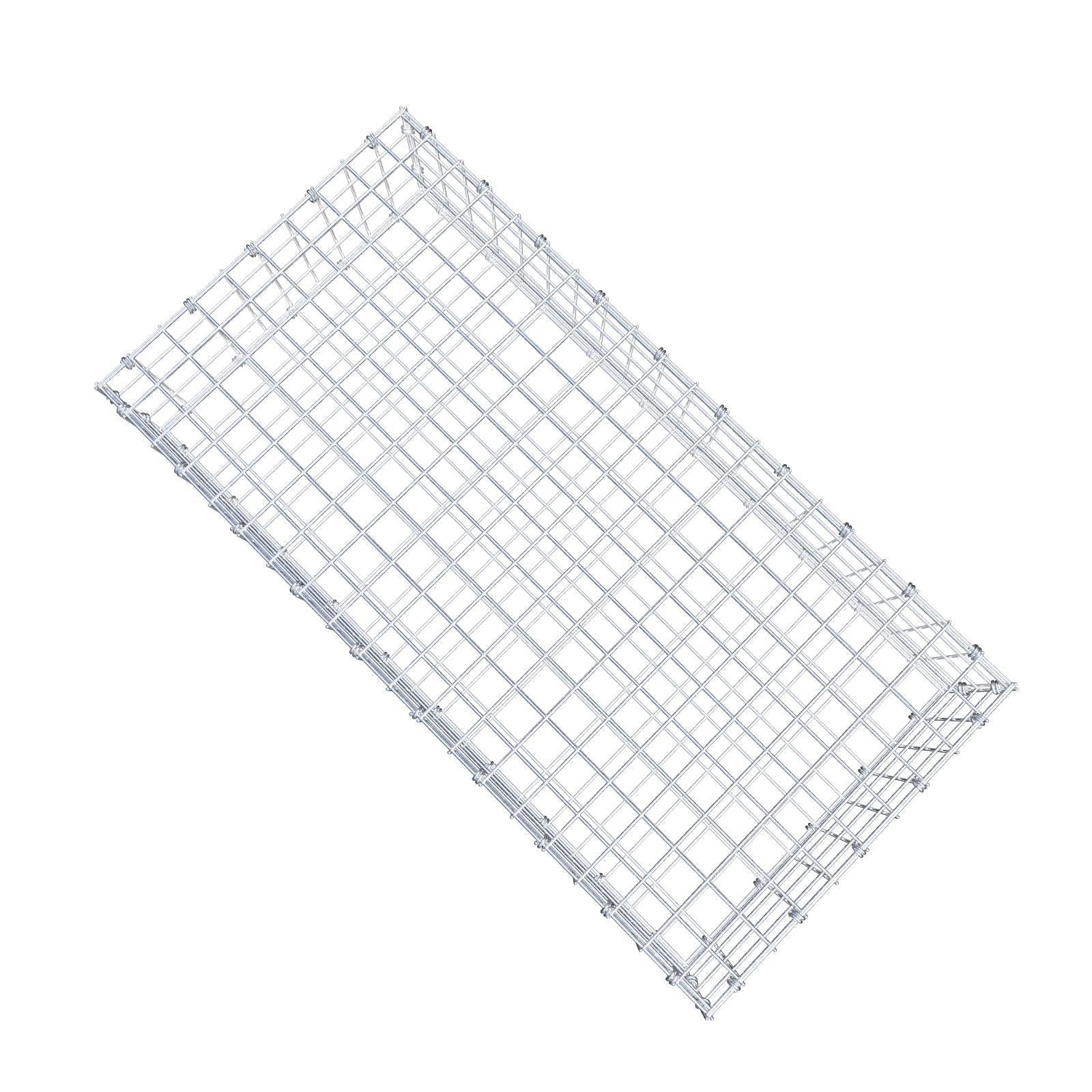 Schanskorf 100 cm x 20 cm x 50 cm (L x H x D), maaswijdte 5 x 5 cm, spiraalring