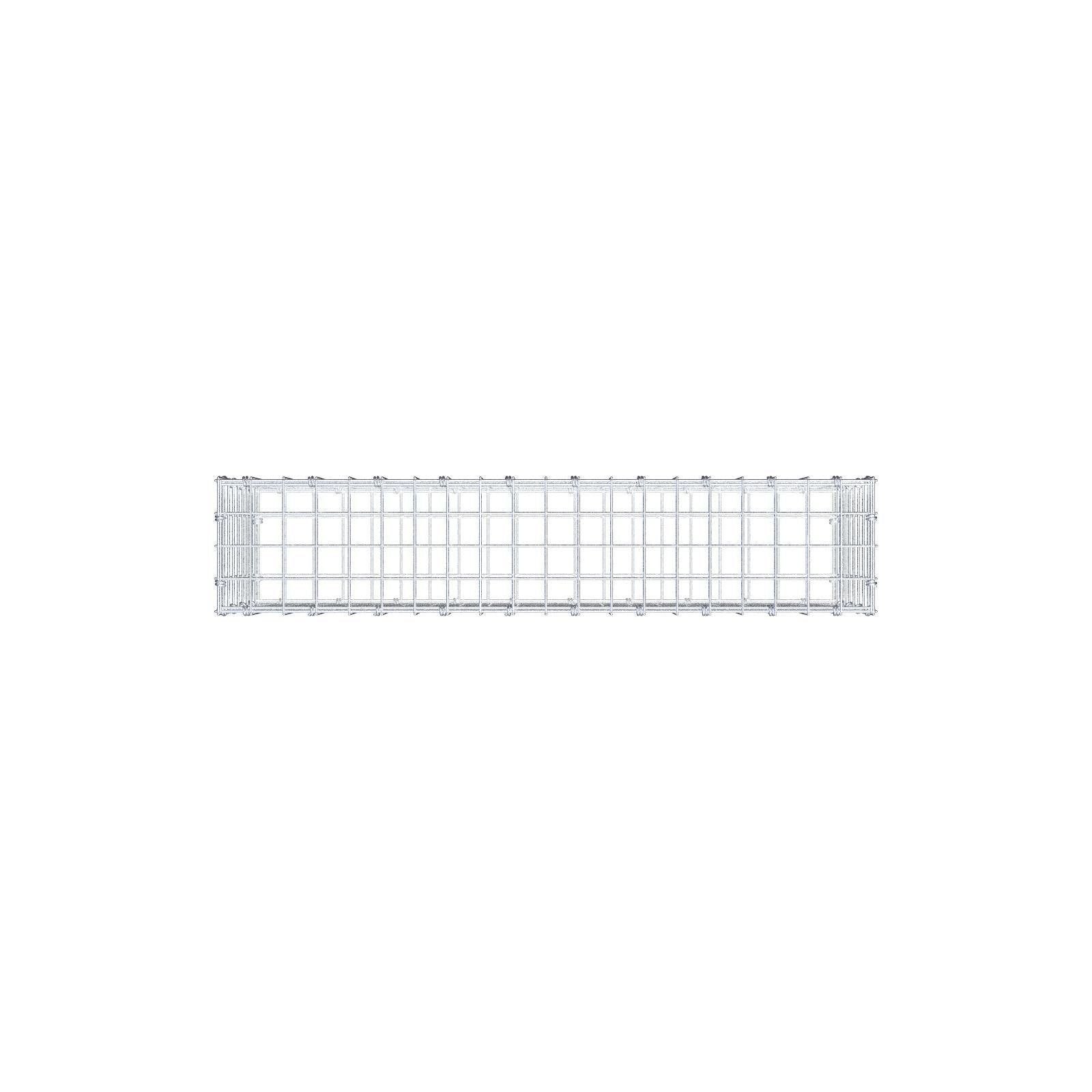 Schanskorf 100 cm x 40 cm x 20 cm (L x H x D), maaswijdte 5 x 5 cm, spiraalring
