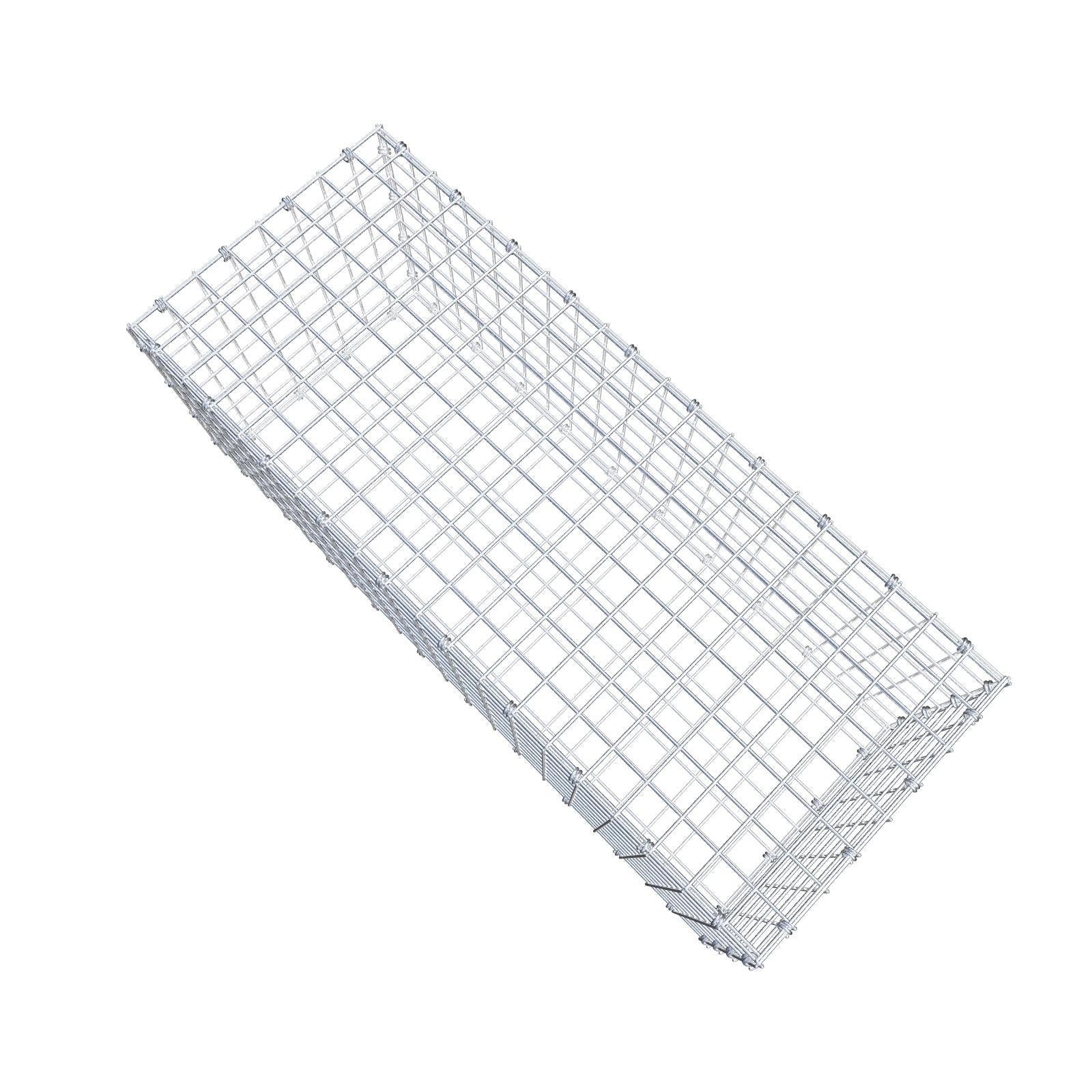Schanskorf 100 cm x 40 cm x 40 cm (L x H x D), maaswijdte 5 x 5 cm, spiraalring