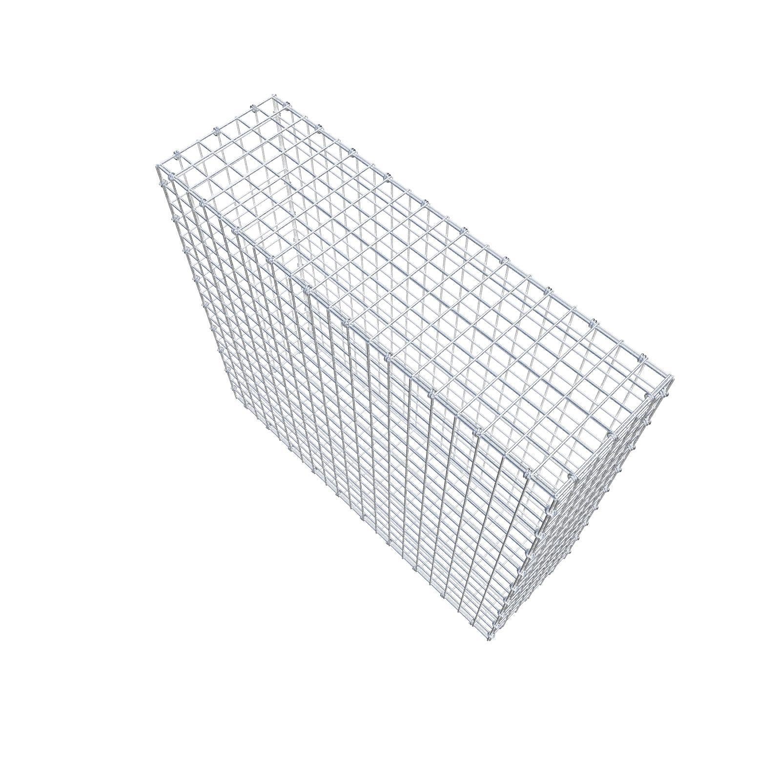 Schanskorf 100 cm x 90 cm x 30 cm (L x H x D), maaswijdte 5 x 5 cm, spiraalring