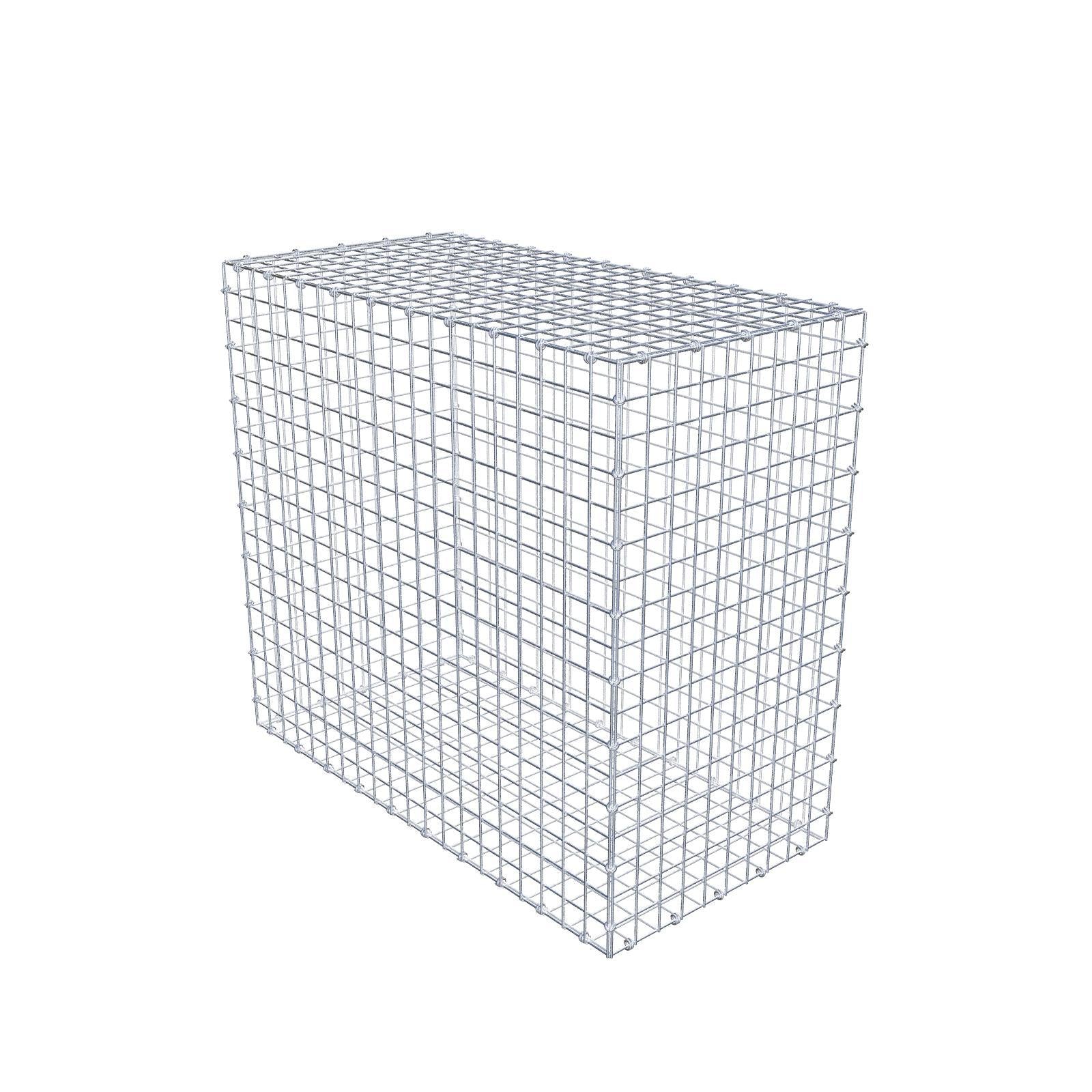 Gabione 100 cm x 90 cm x 50 cm (L x H x T), Maschenweite 5 x 5 cm, Spiralring
