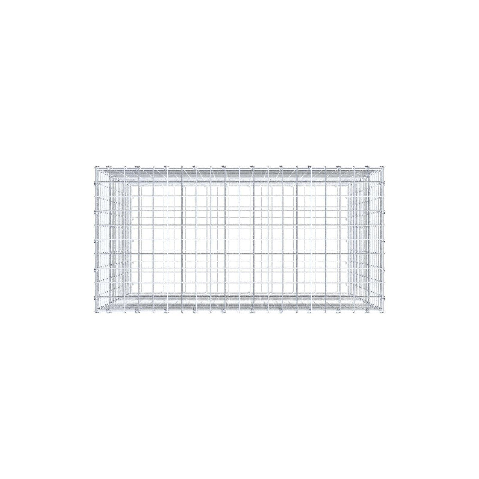 Gabion 100 cm x 100 cm x 50 cm (L x H x D), maskstorlek 5 x 5 cm, spiralring