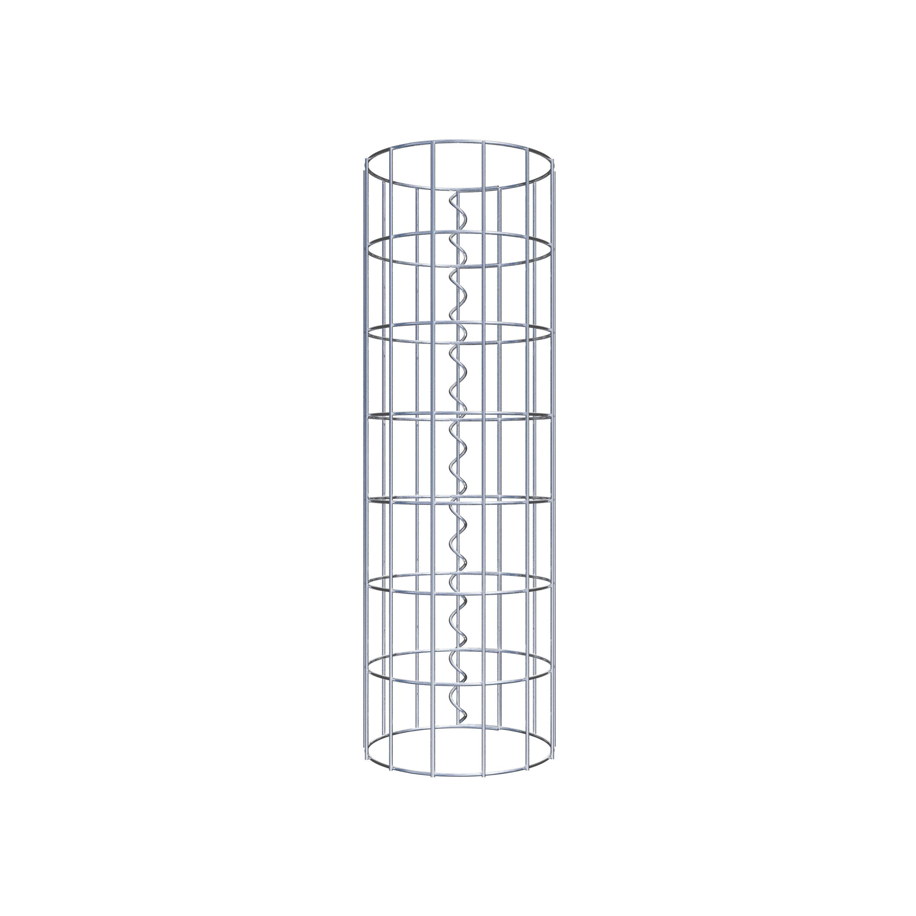 Schanskorf kolom diameter 22 cm, MW 5 x 10 cm rond