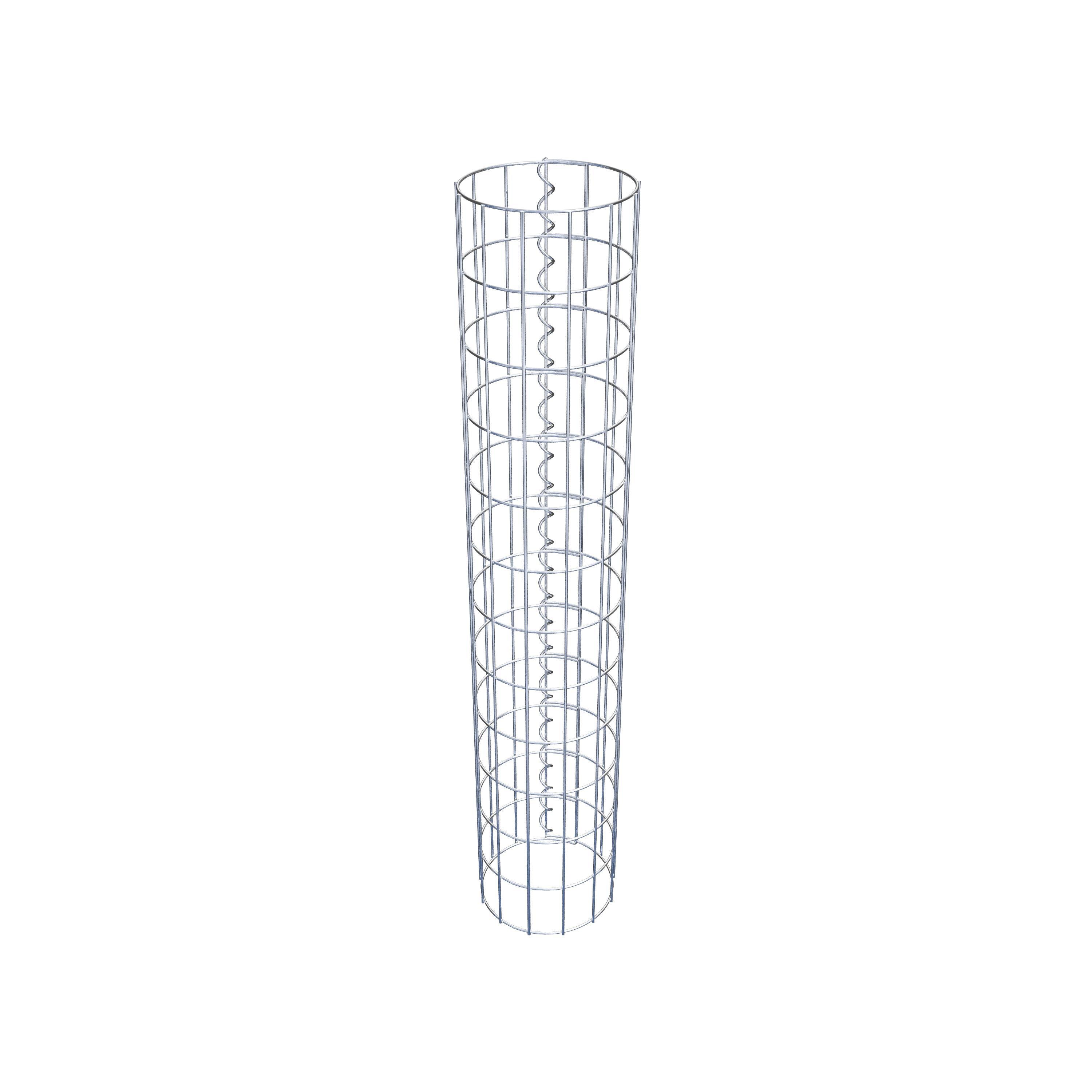 Schanskorf kolom diameter 22 cm, MW 5 x 10 cm rond