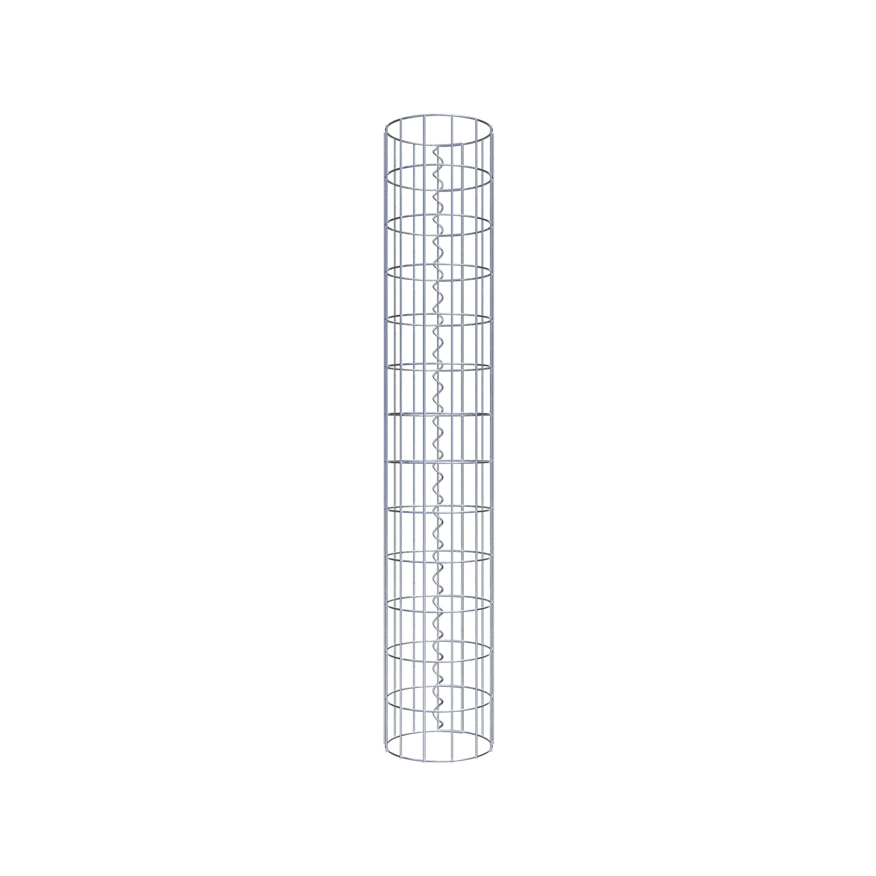 Schanskorf kolom diameter 22 cm, MW 5 x 10 cm rond