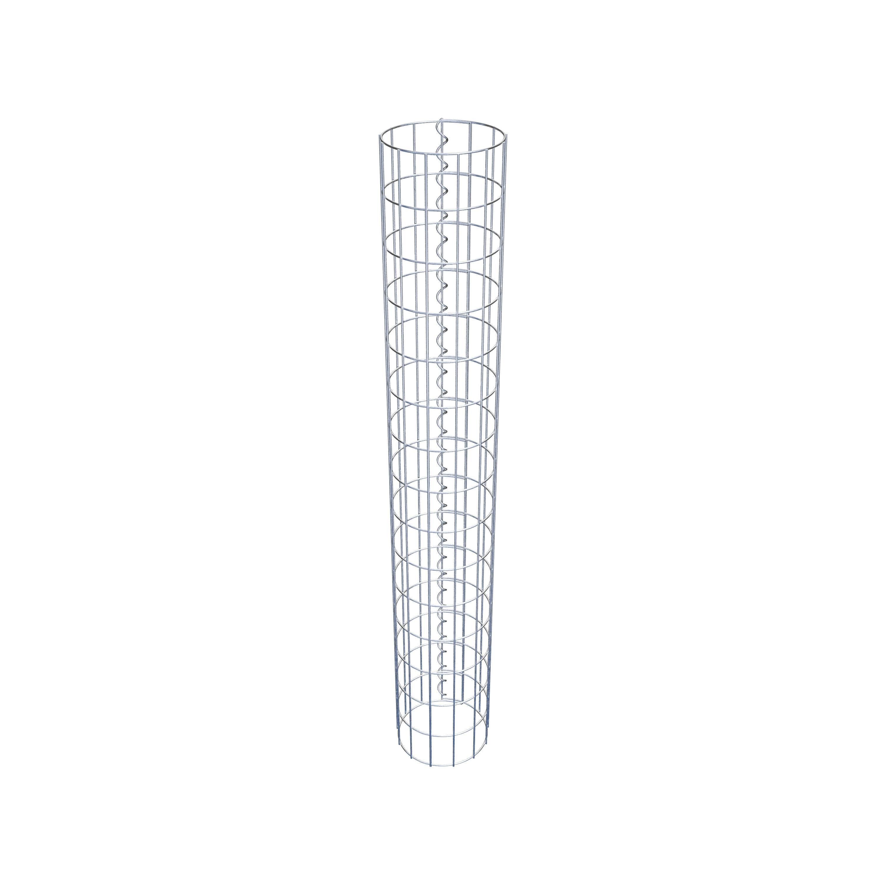 Schanskorf kolom diameter 22 cm, MW 5 x 10 cm rond