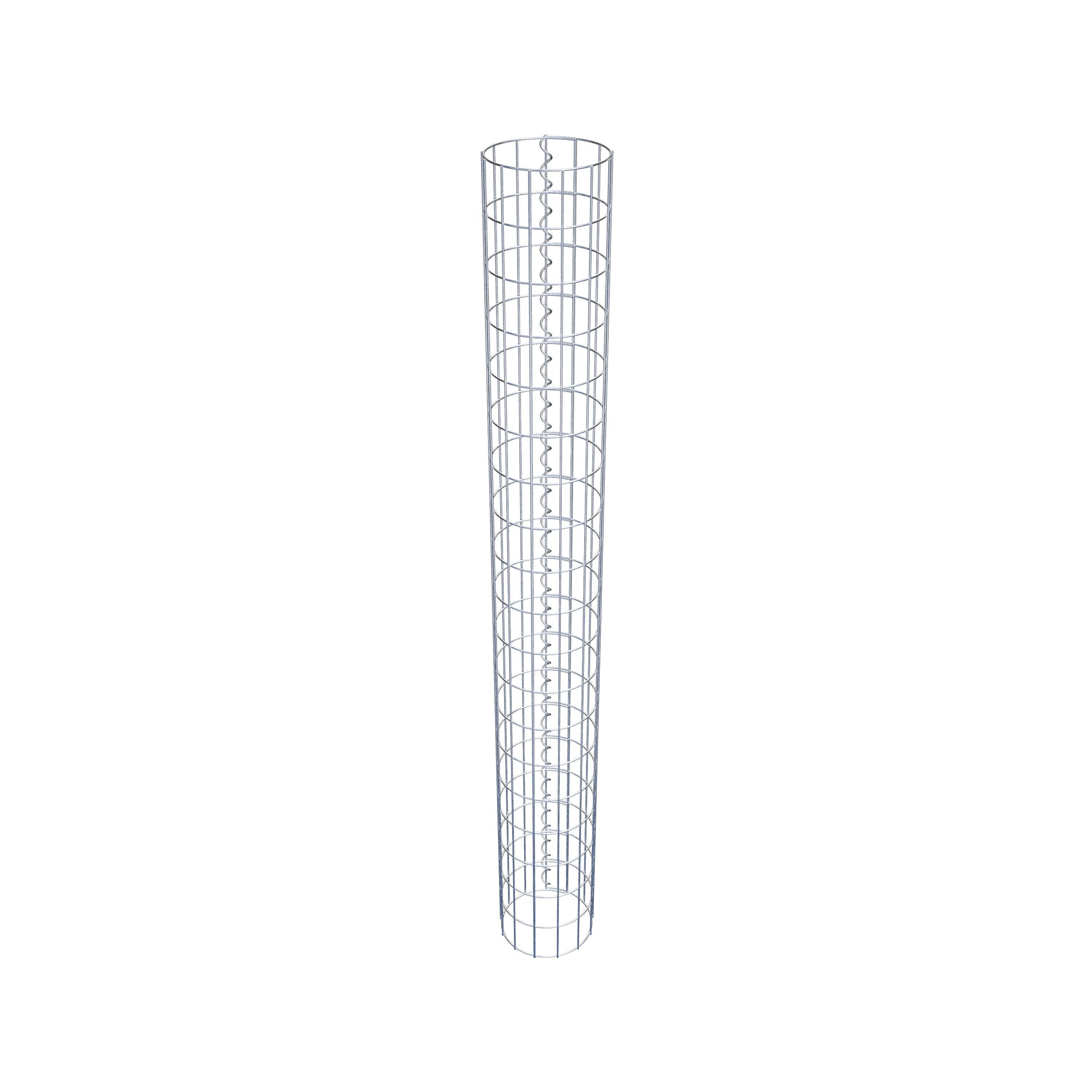 Schanskorf kolom diameter 22 cm, MW 5 x 10 cm rond
