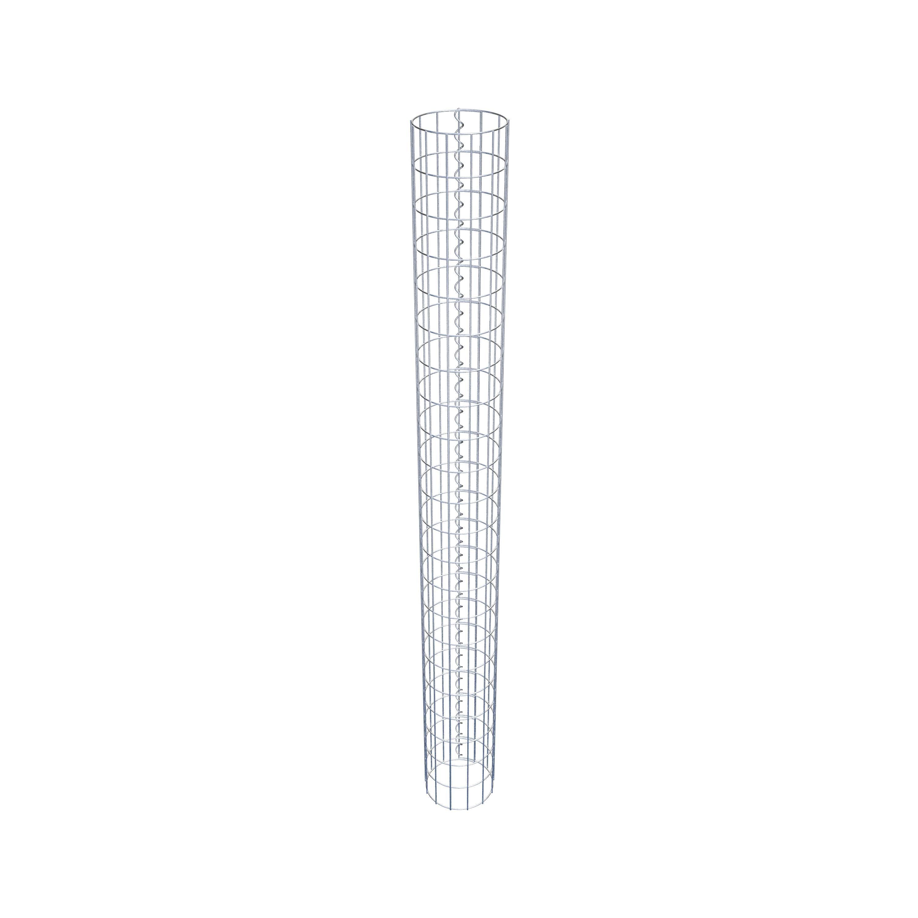 Schanskorf kolom diameter 22 cm, MW 5 x 10 cm rond