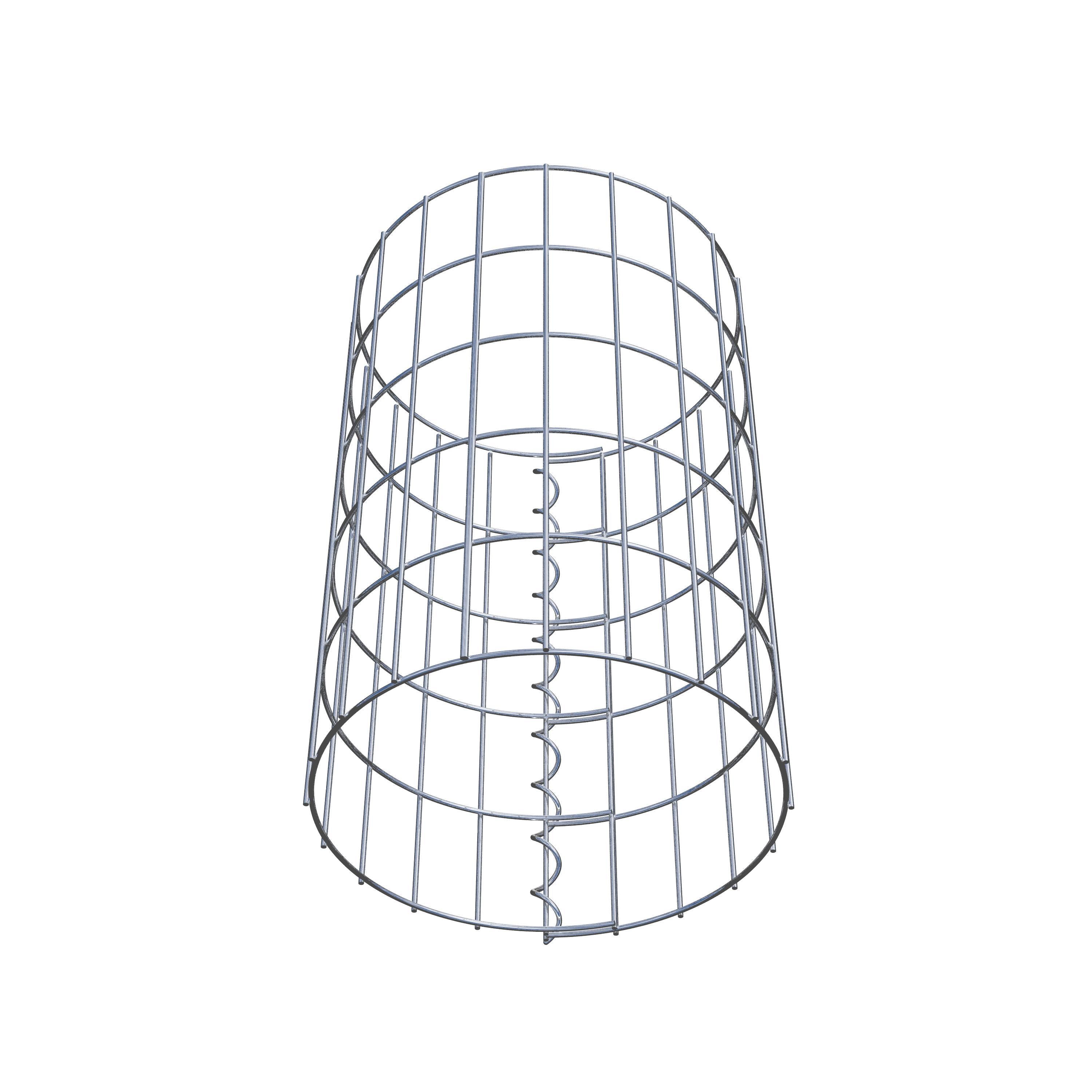 Columna de gaviones diámetro 32 cm, MW 5 x 10 cm redonda