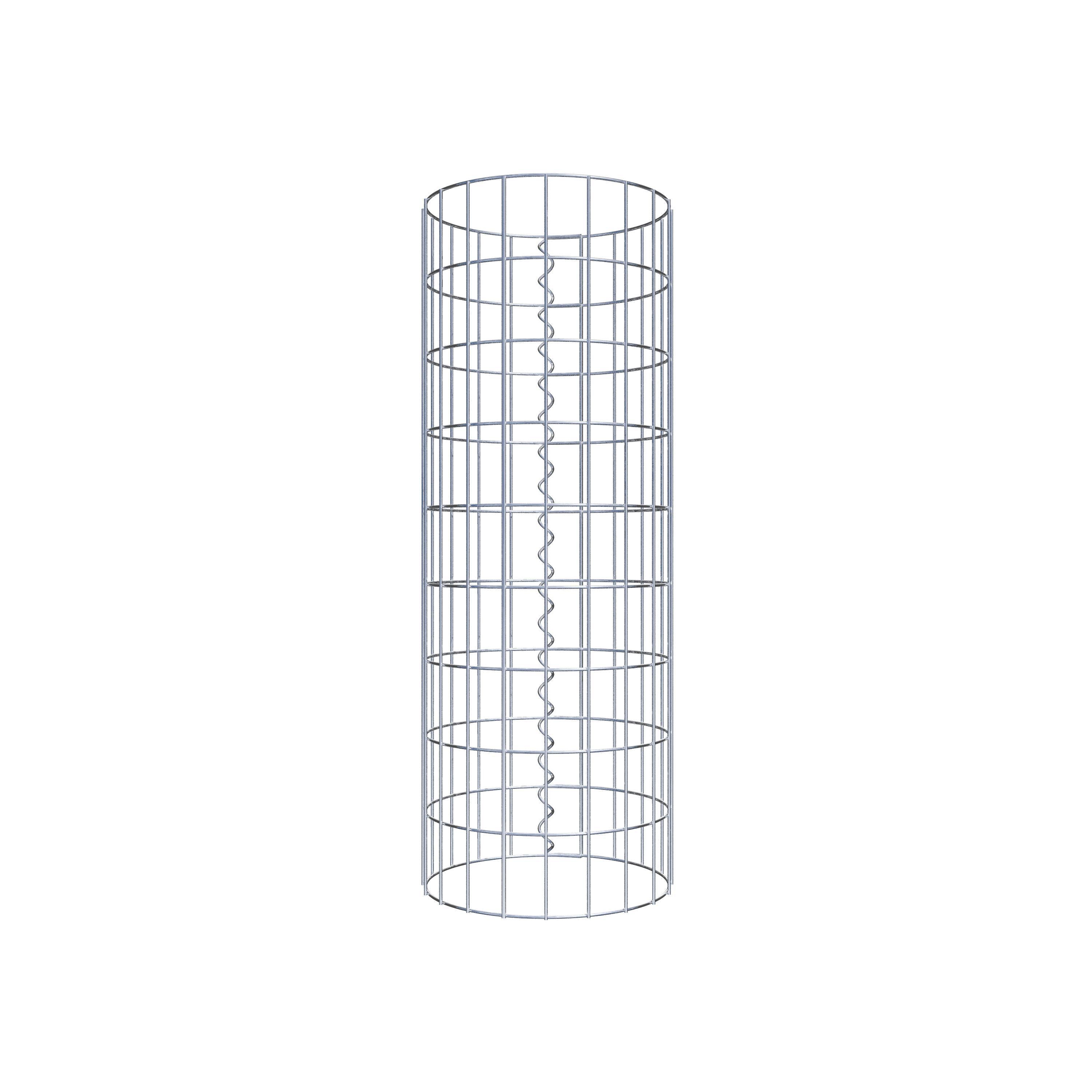 Columna de gaviones diámetro 32 cm, MW 5 x 10 cm redonda
