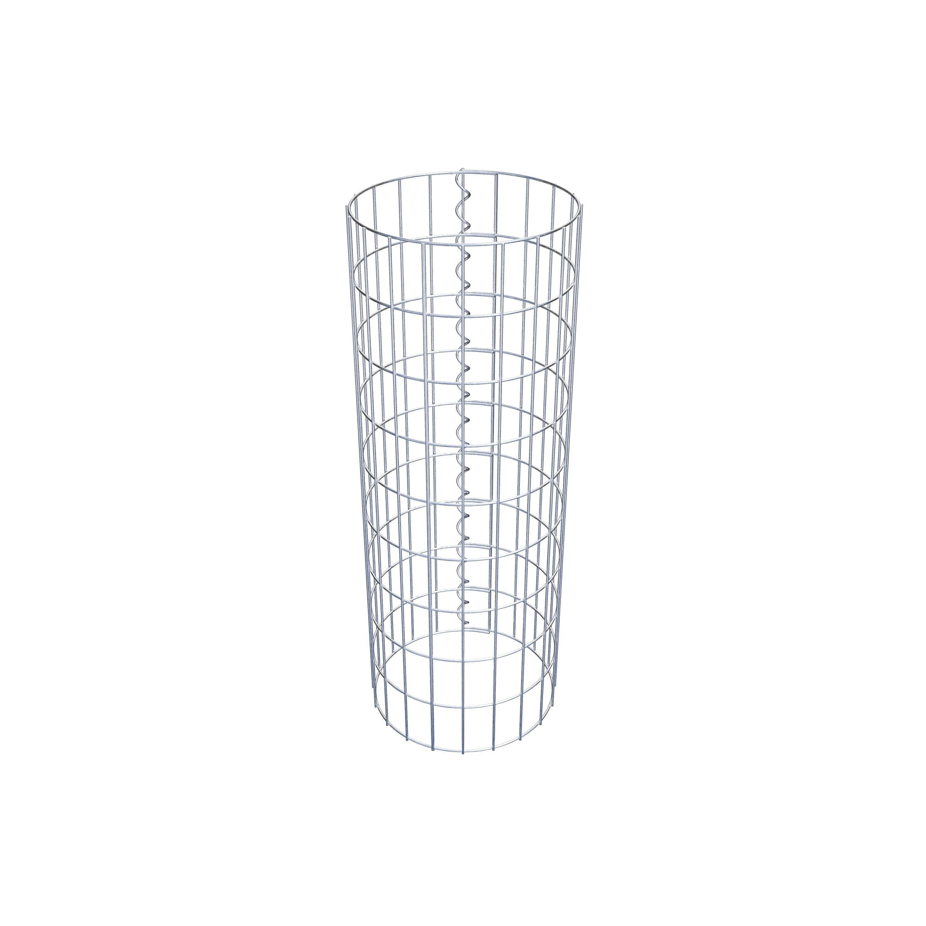 Columna de gaviones diámetro 32 cm, MW 5 x 10 cm redonda