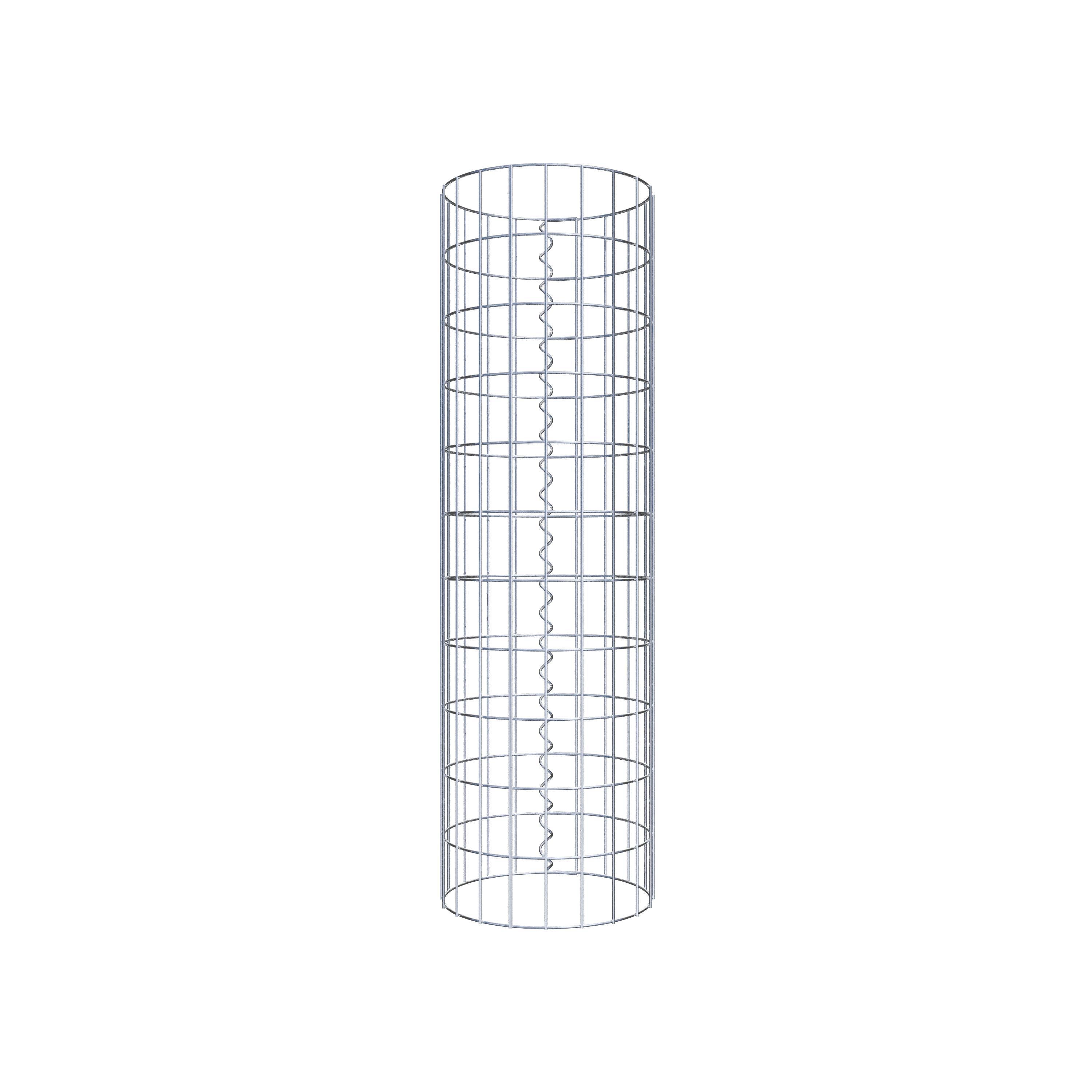 Columna de gaviones diámetro 32 cm, MW 5 x 10 cm redonda